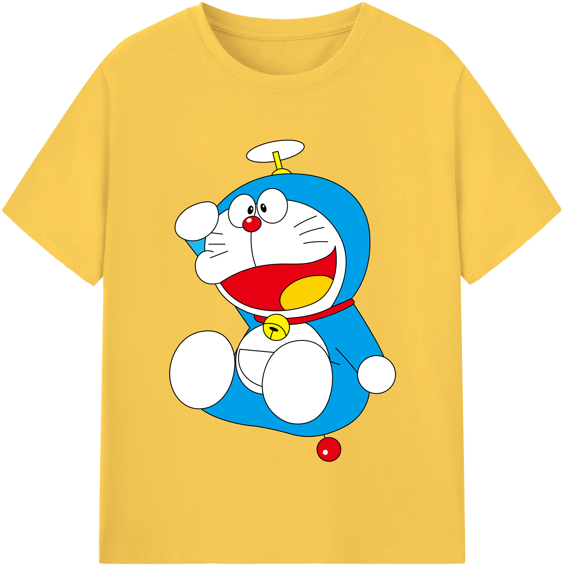 （画像用） ドラえもん Doraemon 綿100％半袖Tシャツ（フロントプリント）