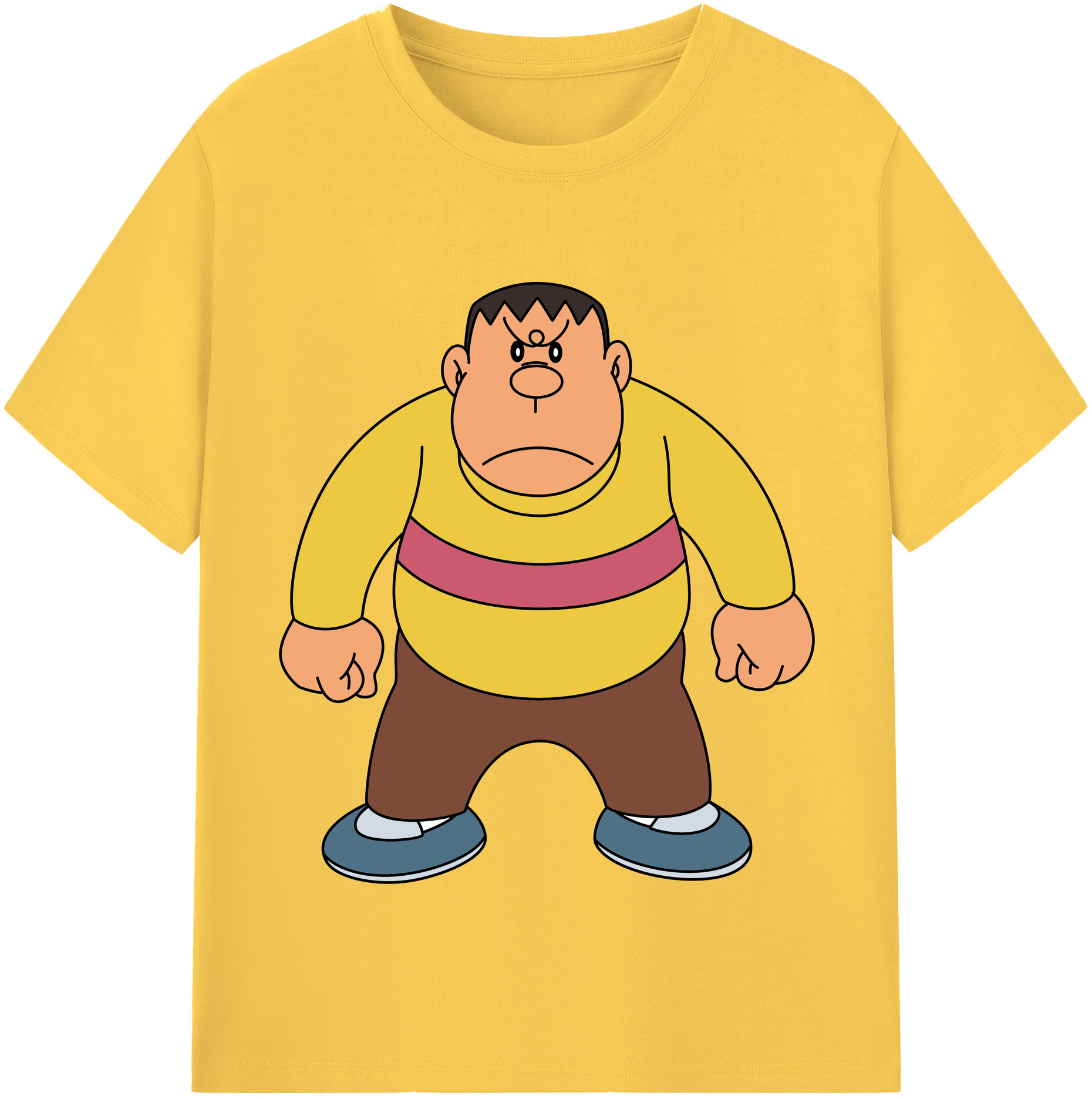 （画像用） ドラえもん 剛田武 Doraemon Gouta Takeshi 綿100％半袖Tシャツ（フロントプリント）