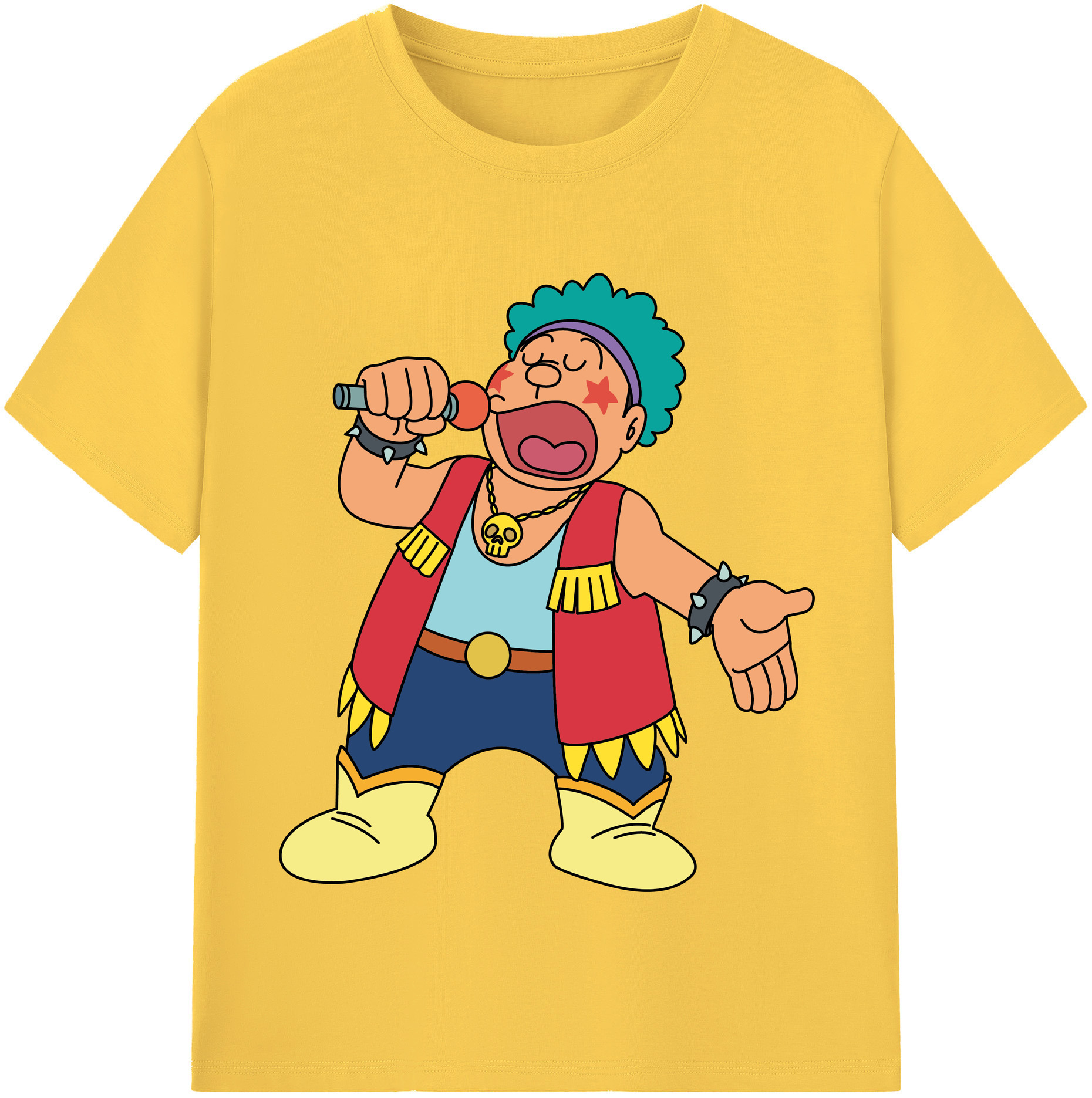 （画像用） ドラえもん 剛田武 Doraemon Gouta Takeshi 綿100％半袖Tシャツ（フロントプリント）