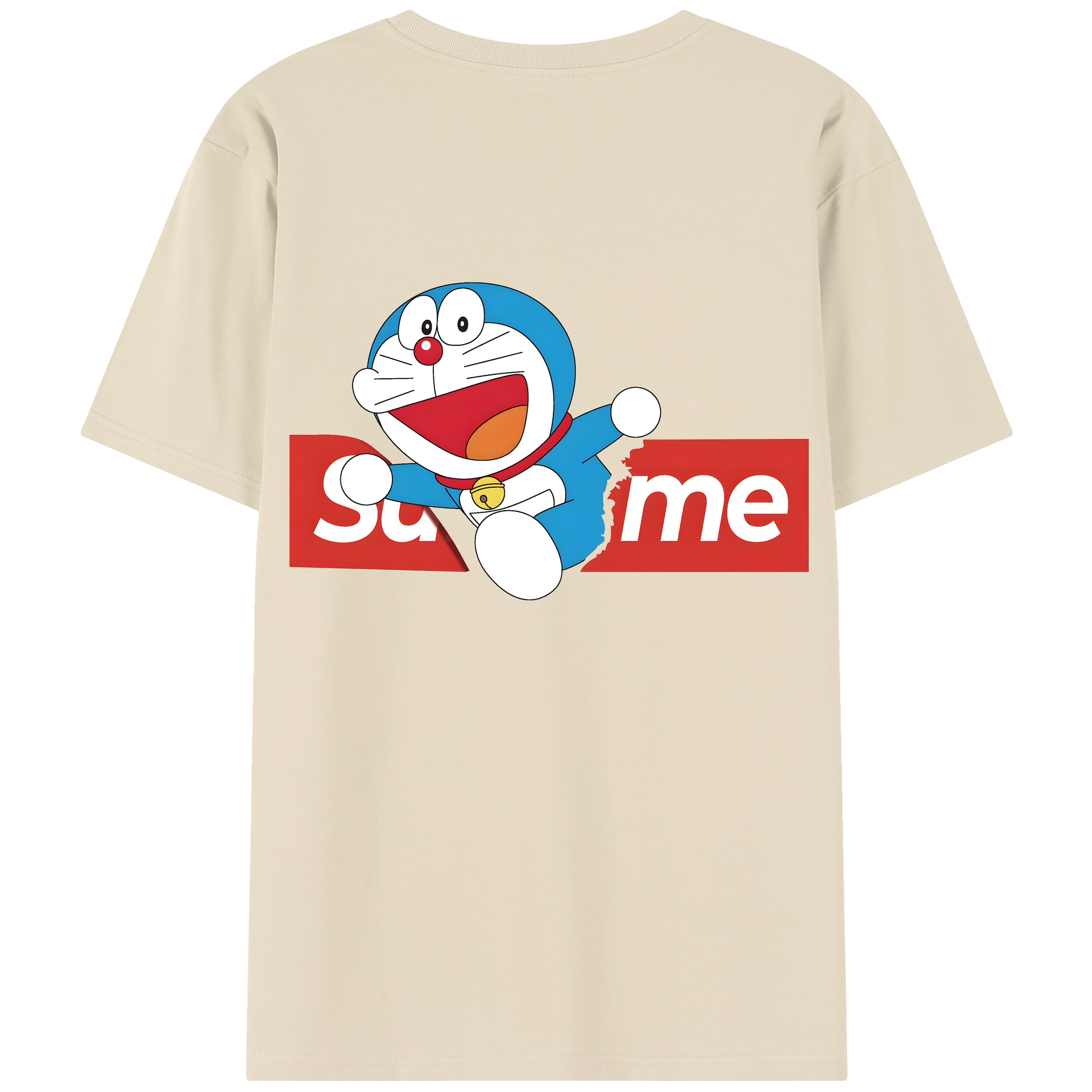 （画像用） ドラえもん Doraemon 綿100％半袖Tシャツ（背面プリント）