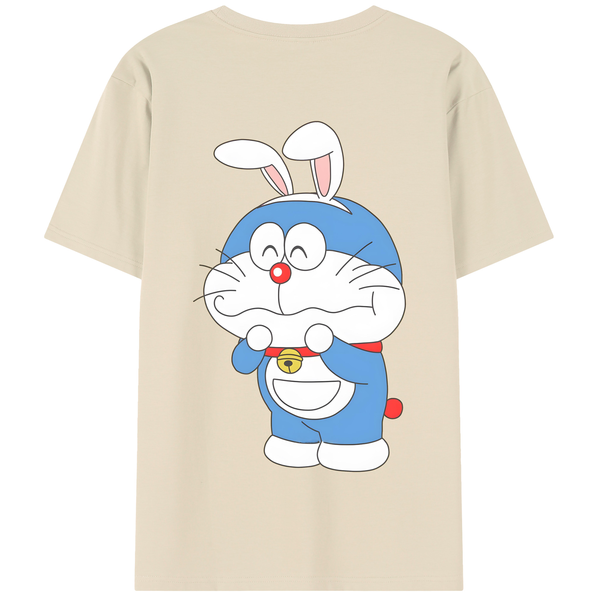 （画像用） ドラえもん Doraemon 綿100％半袖Tシャツ（背面プリント）