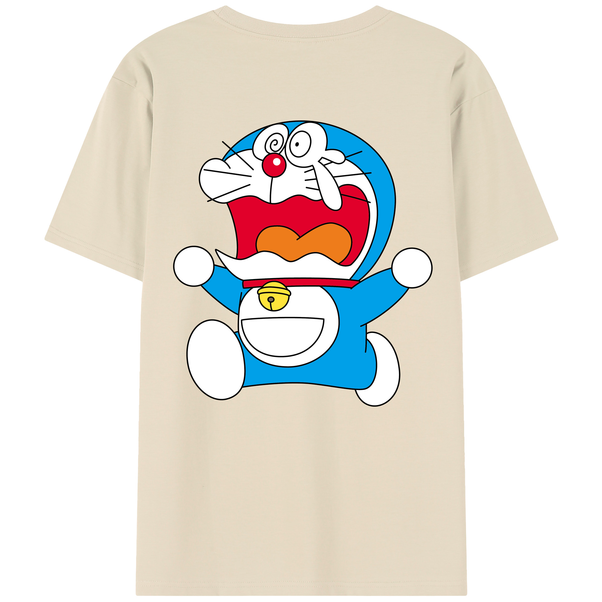 （画像用） ドラえもん Doraemon 綿100％半袖Tシャツ（背面プリント）