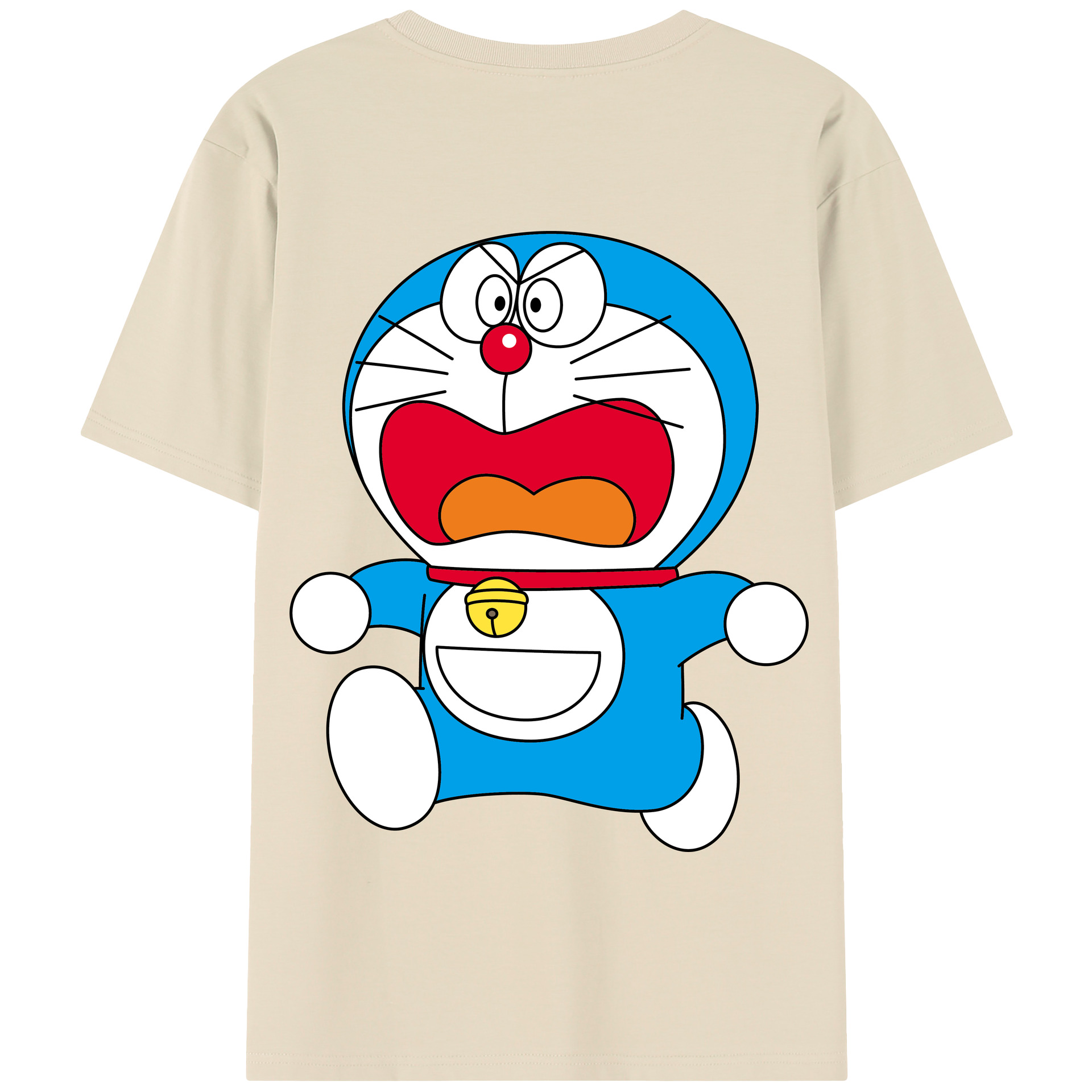 （画像用） ドラえもん Doraemon 綿100％半袖Tシャツ（背面プリント）