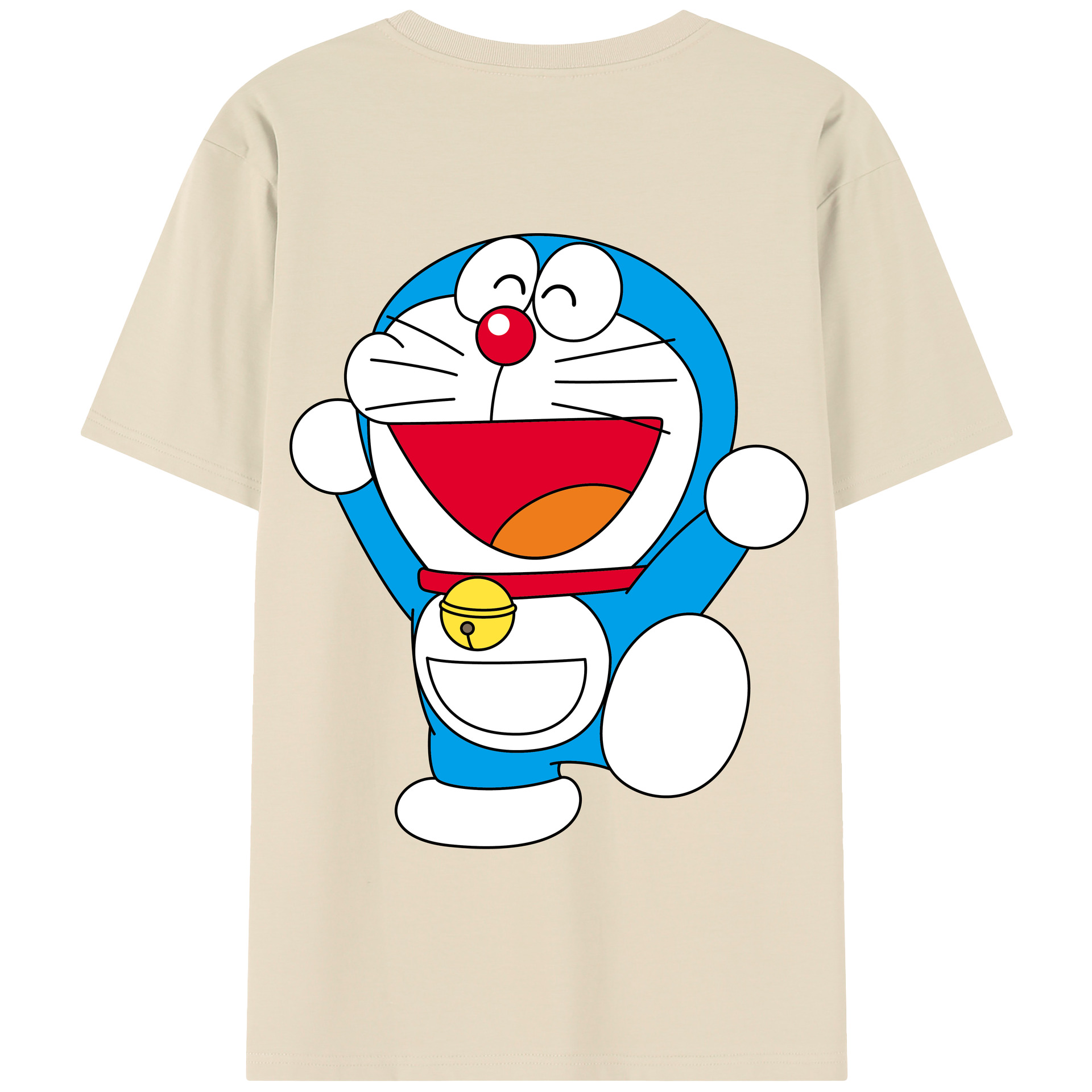 （画像用） ドラえもん Doraemon 綿100％半袖Tシャツ（背面プリント）