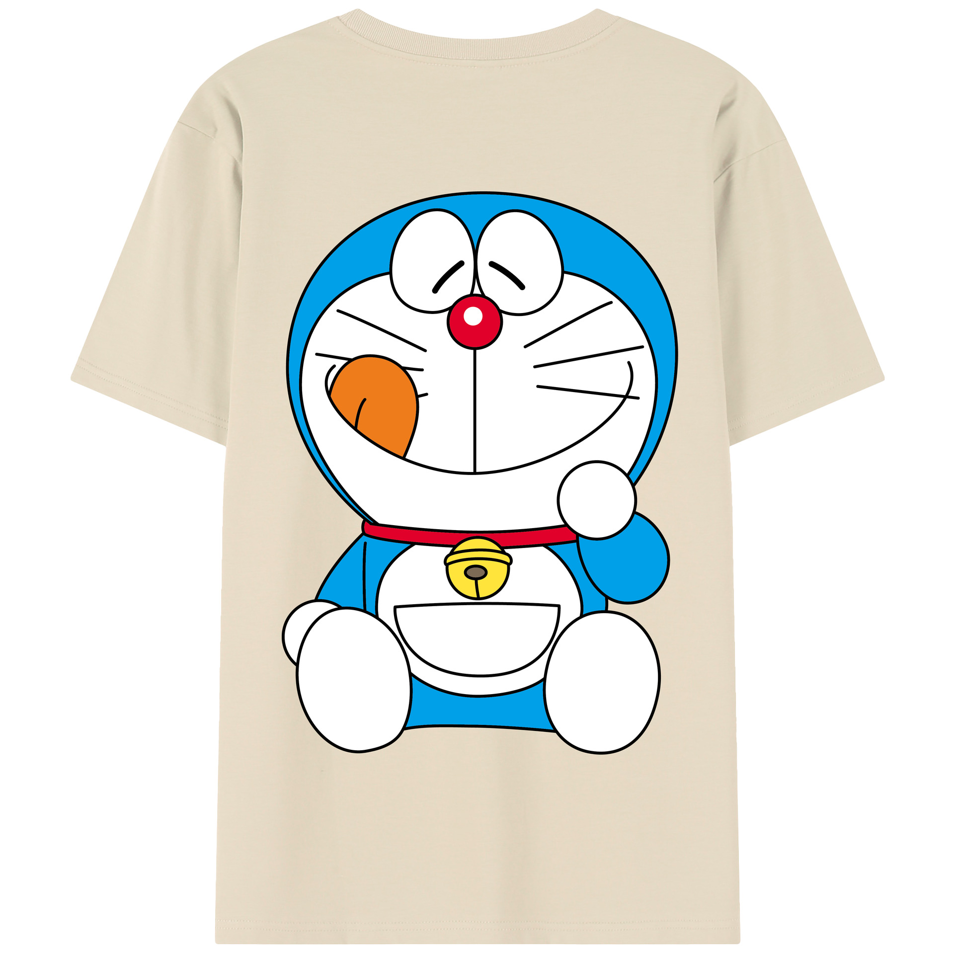 （画像用） ドラえもん Doraemon 綿100％半袖Tシャツ（背面プリント）