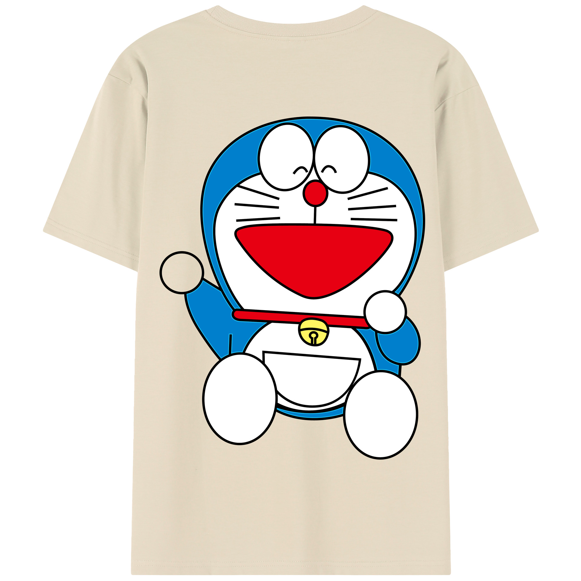（画像用） ドラえもん Doraemon 綿100％半袖Tシャツ（背面プリント）