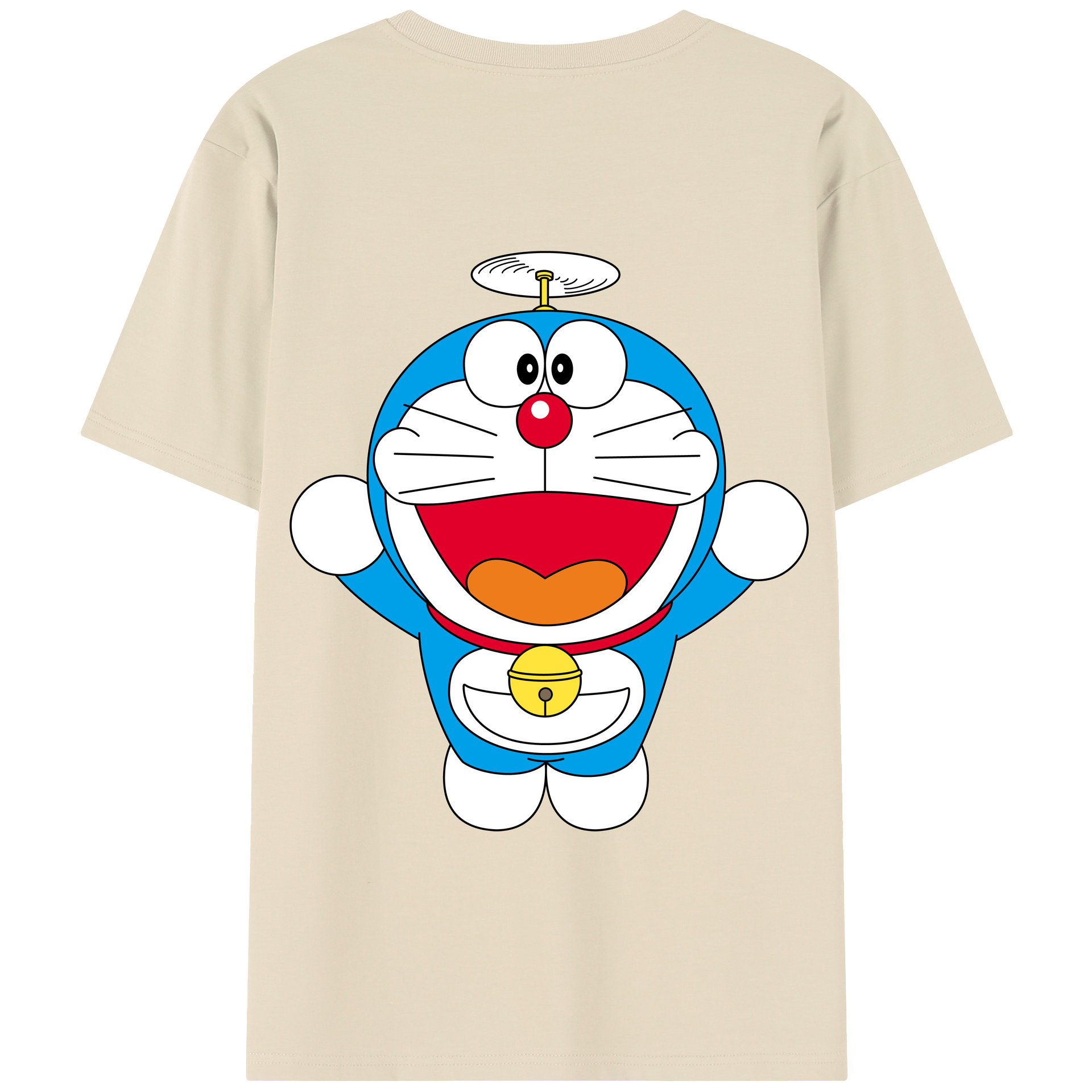 （画像用） ドラえもん Doraemon 綿100％半袖Tシャツ（背面プリント）