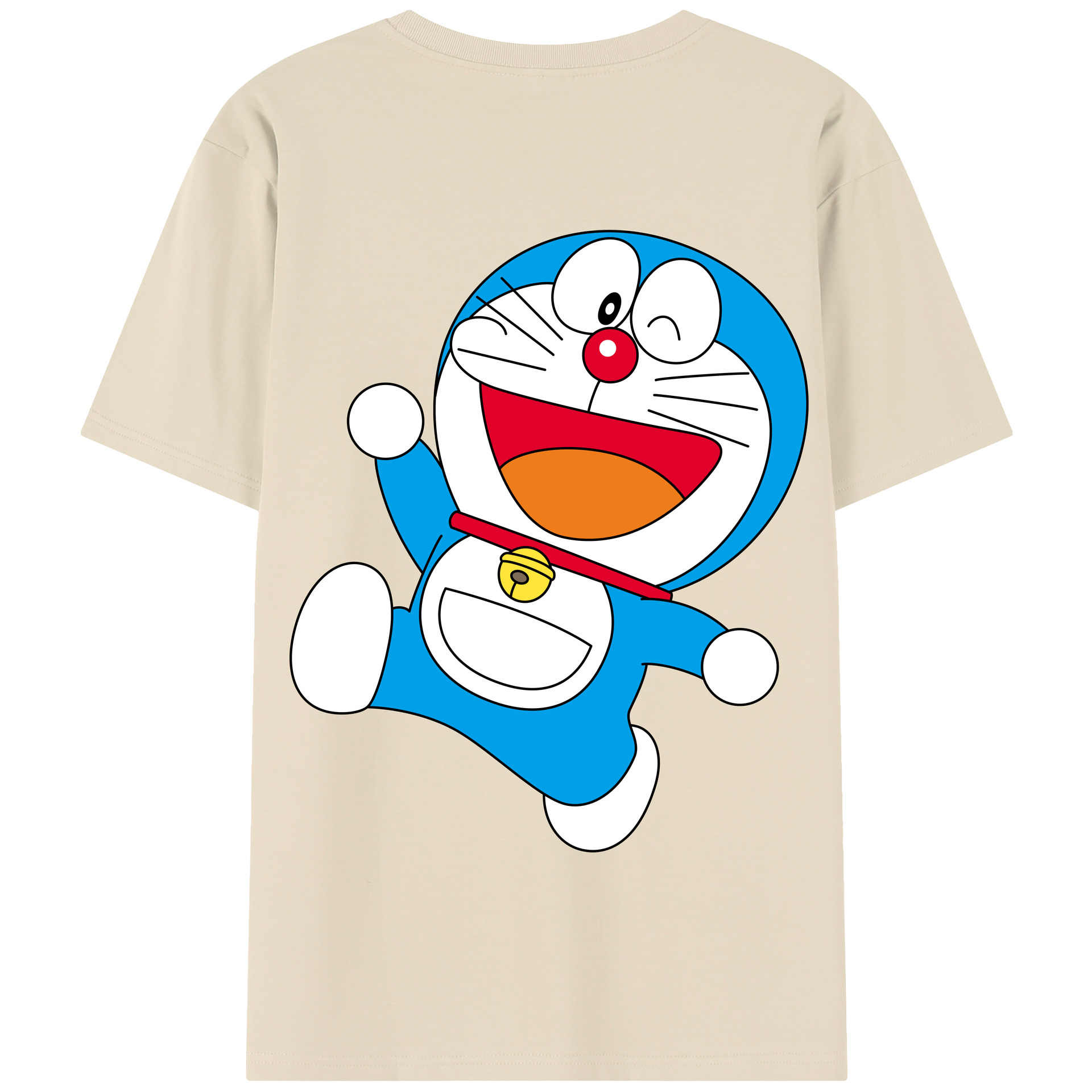 （画像用） ドラえもん Doraemon 綿100％半袖Tシャツ（背面プリント）
