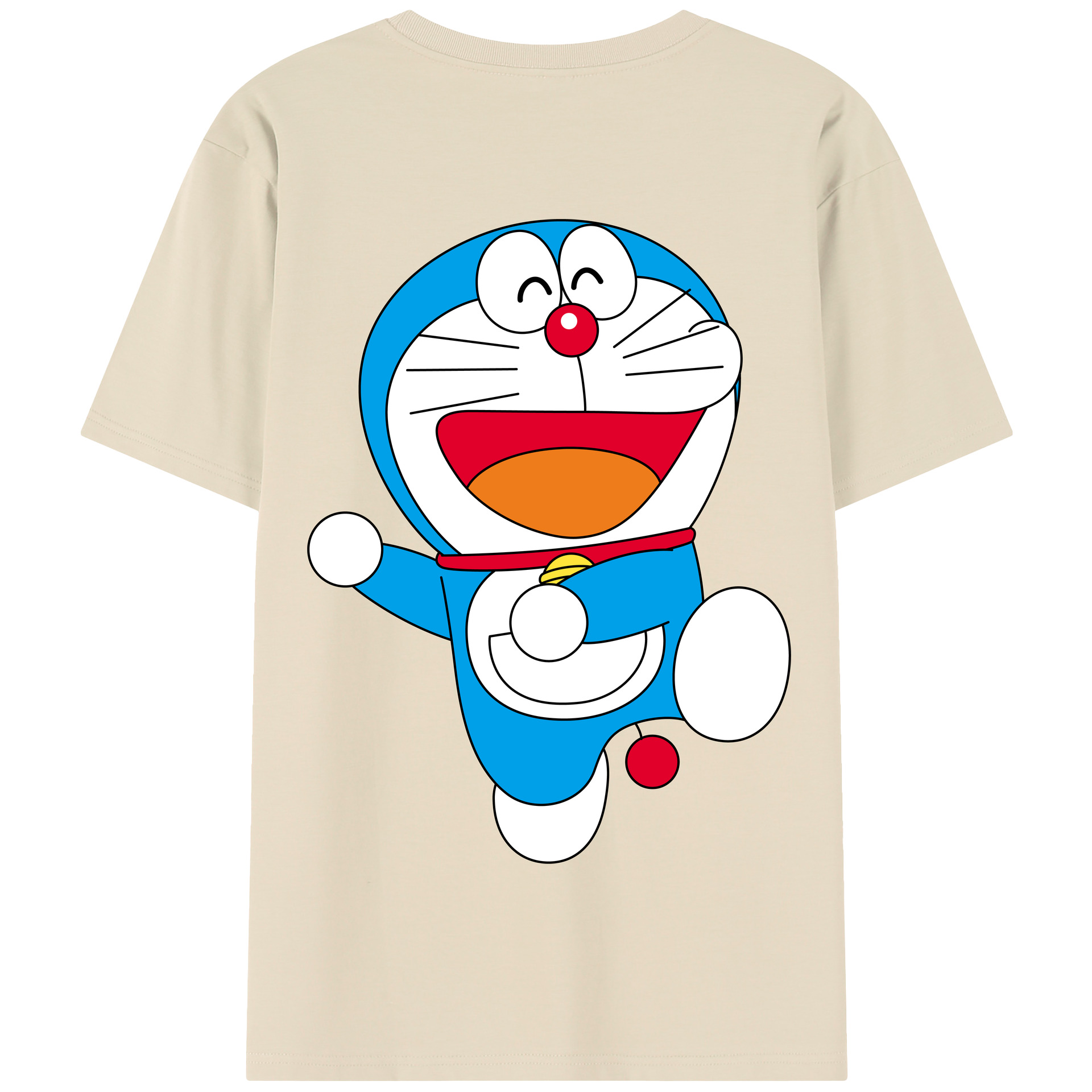 （画像用） ドラえもん Doraemon 綿100％半袖Tシャツ（背面プリント）