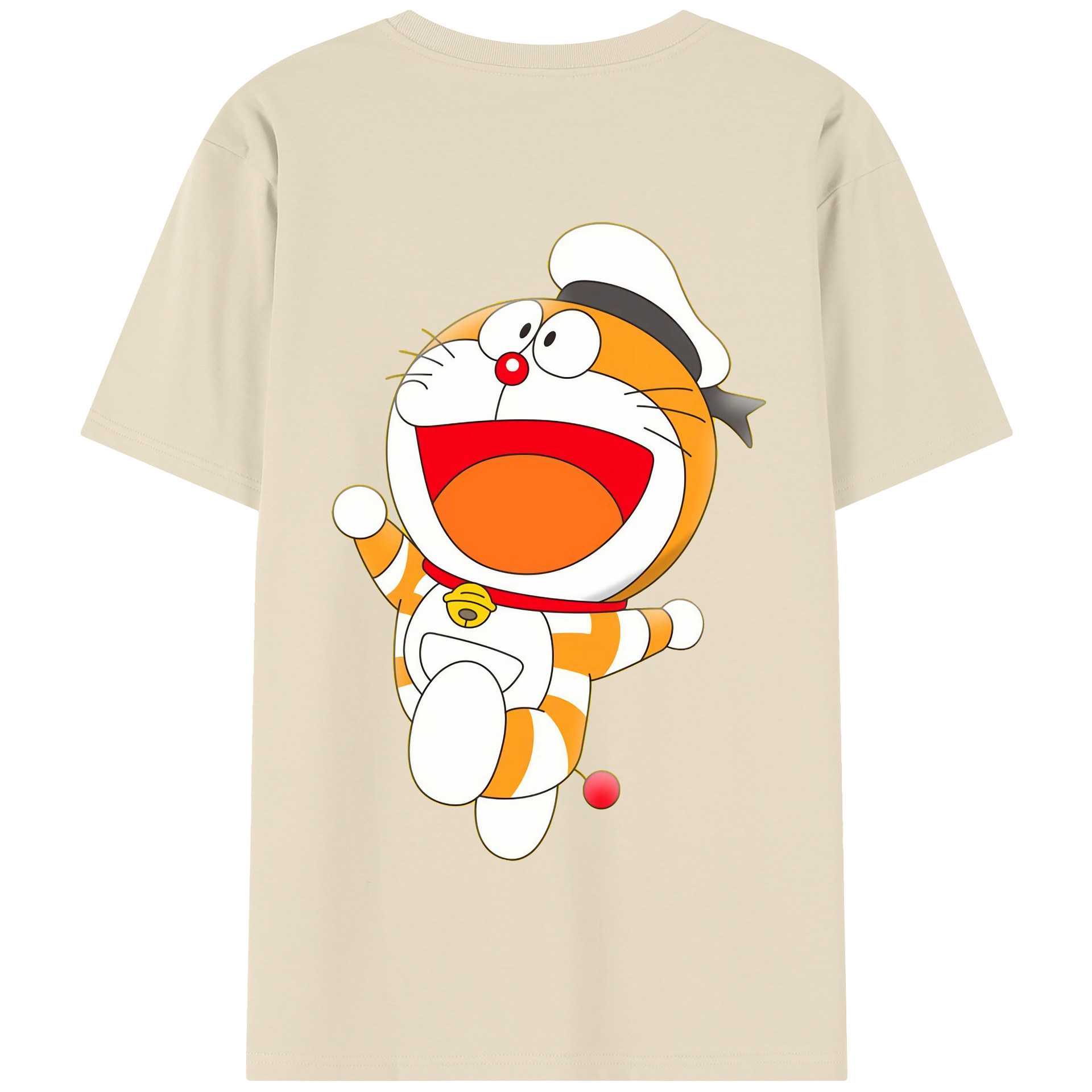 （画像用） ドラえもん Doraemon 綿100％半袖Tシャツ（背面プリント）