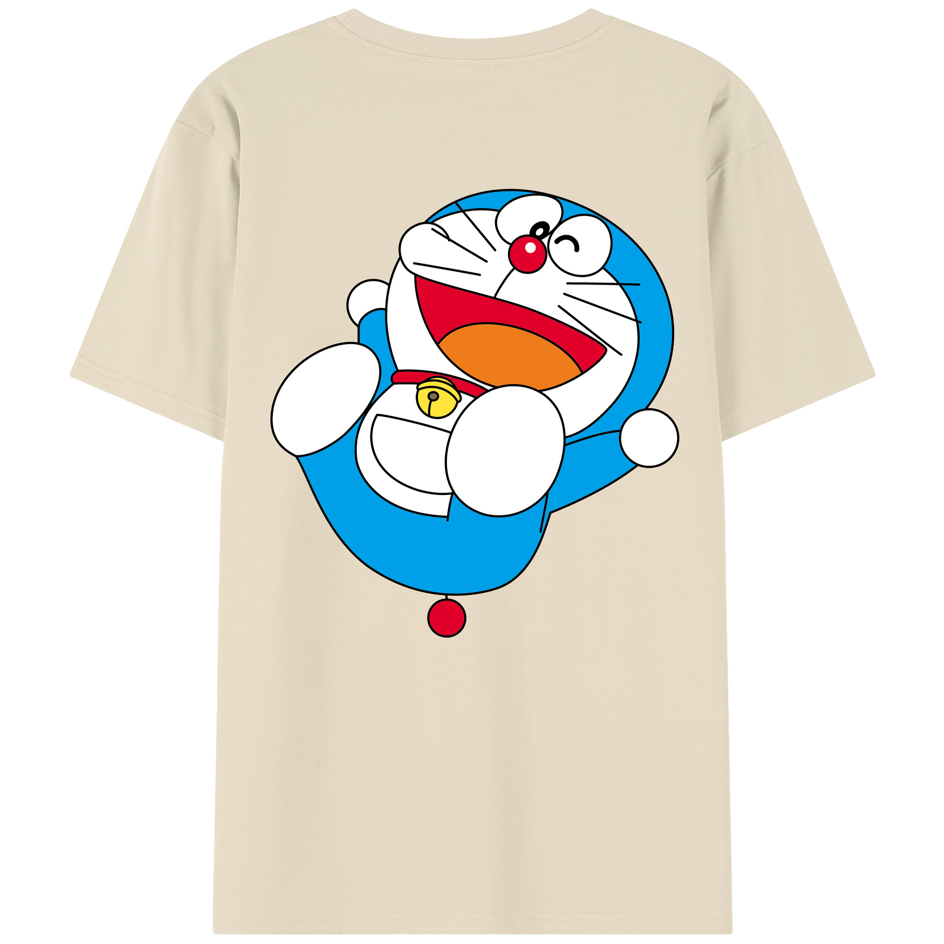 （画像用） ドラえもん Doraemon 綿100％半袖Tシャツ（背面プリント）