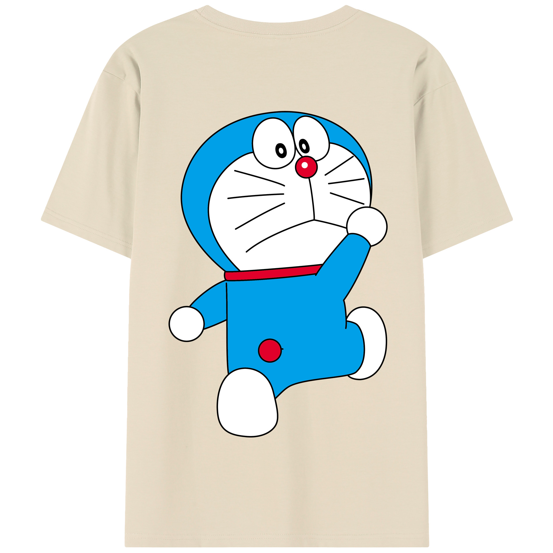 （画像用） ドラえもん Doraemon 綿100％半袖Tシャツ（背面プリント）