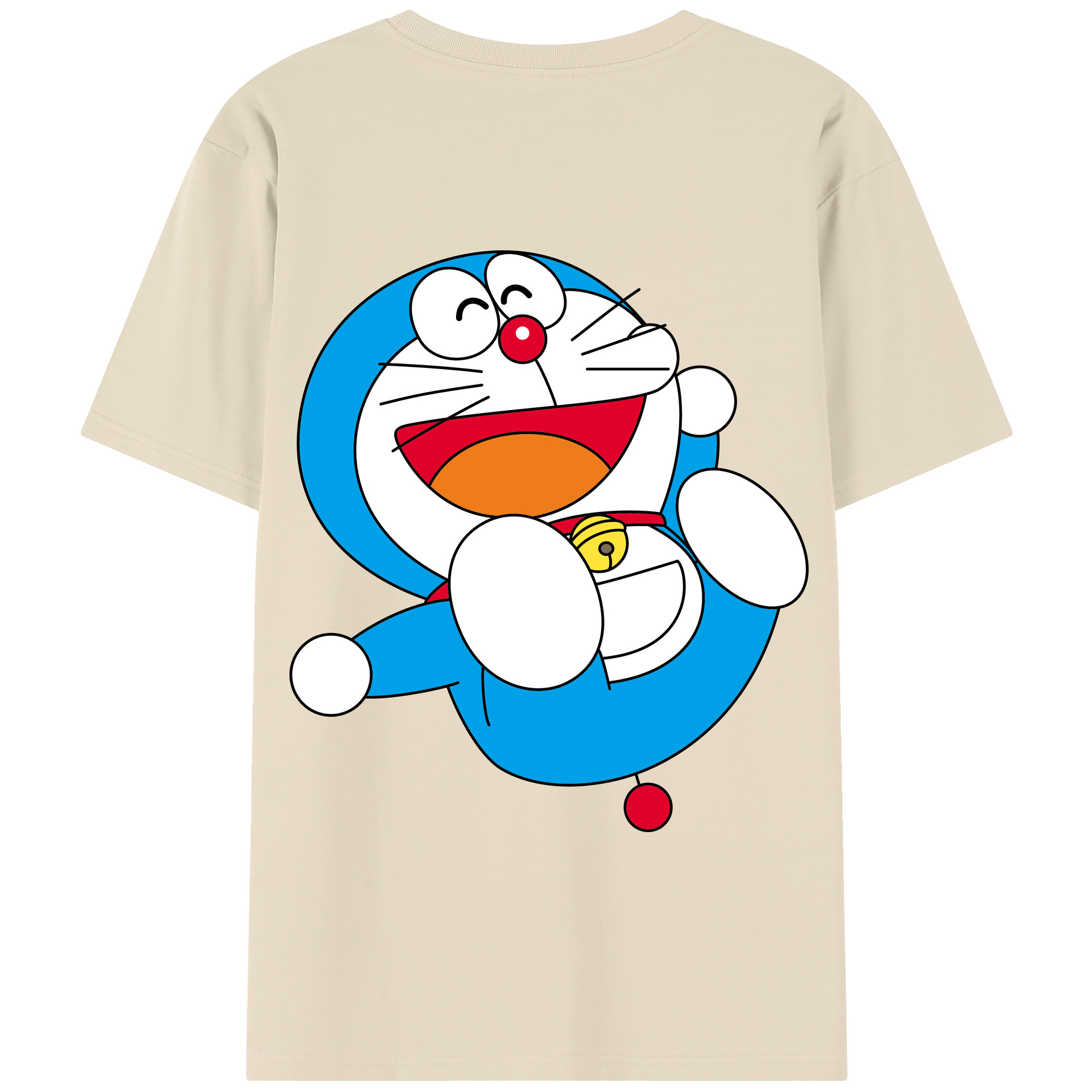 （画像用） ドラえもん Doraemon 綿100％半袖Tシャツ（背面プリント）