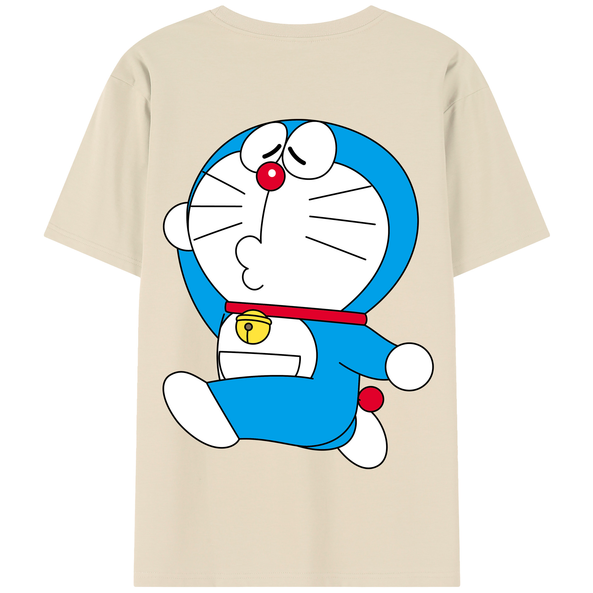 （画像用） ドラえもん Doraemon 綿100％半袖Tシャツ（背面プリント）