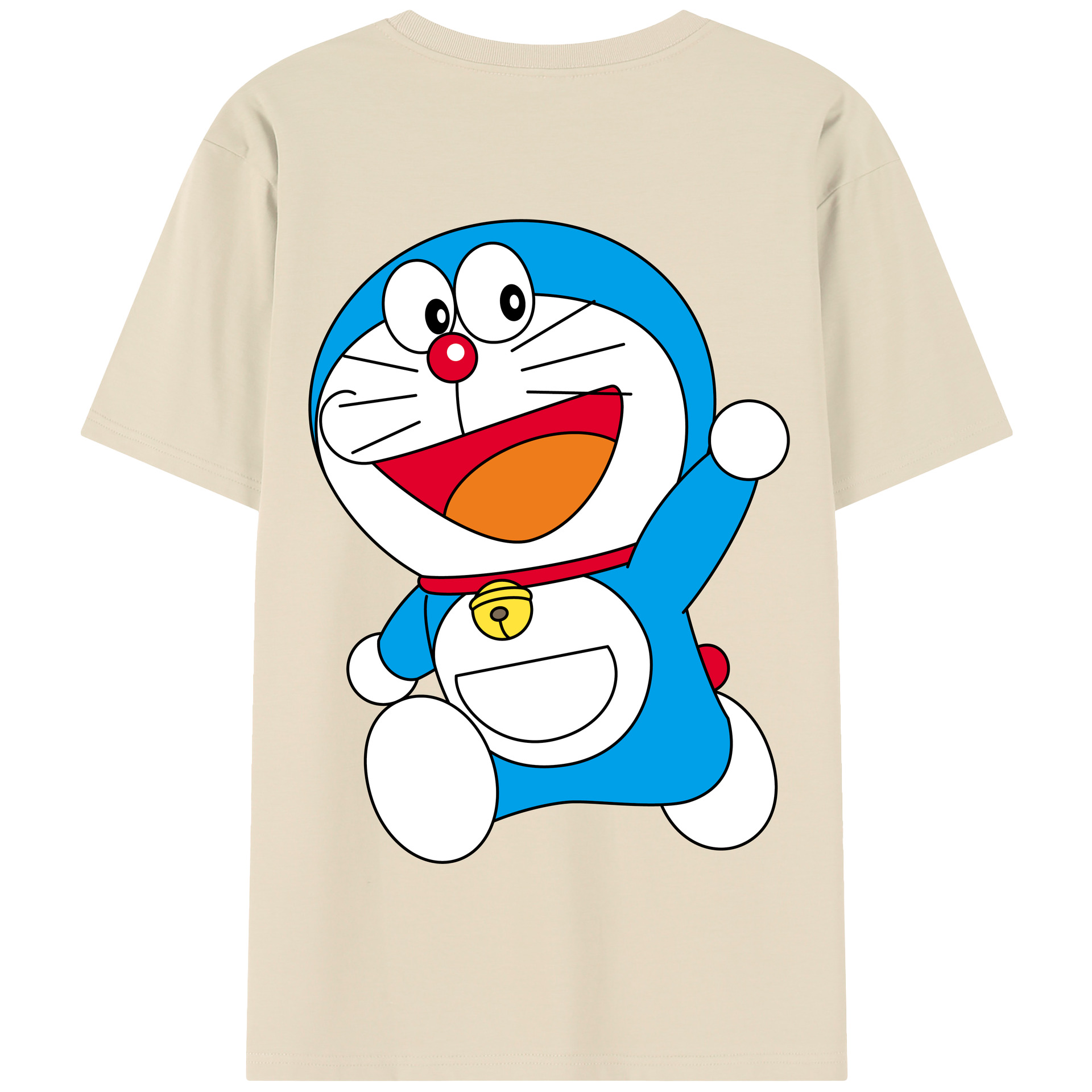（画像用） ドラえもん Doraemon 綿100％半袖Tシャツ（背面プリント）
