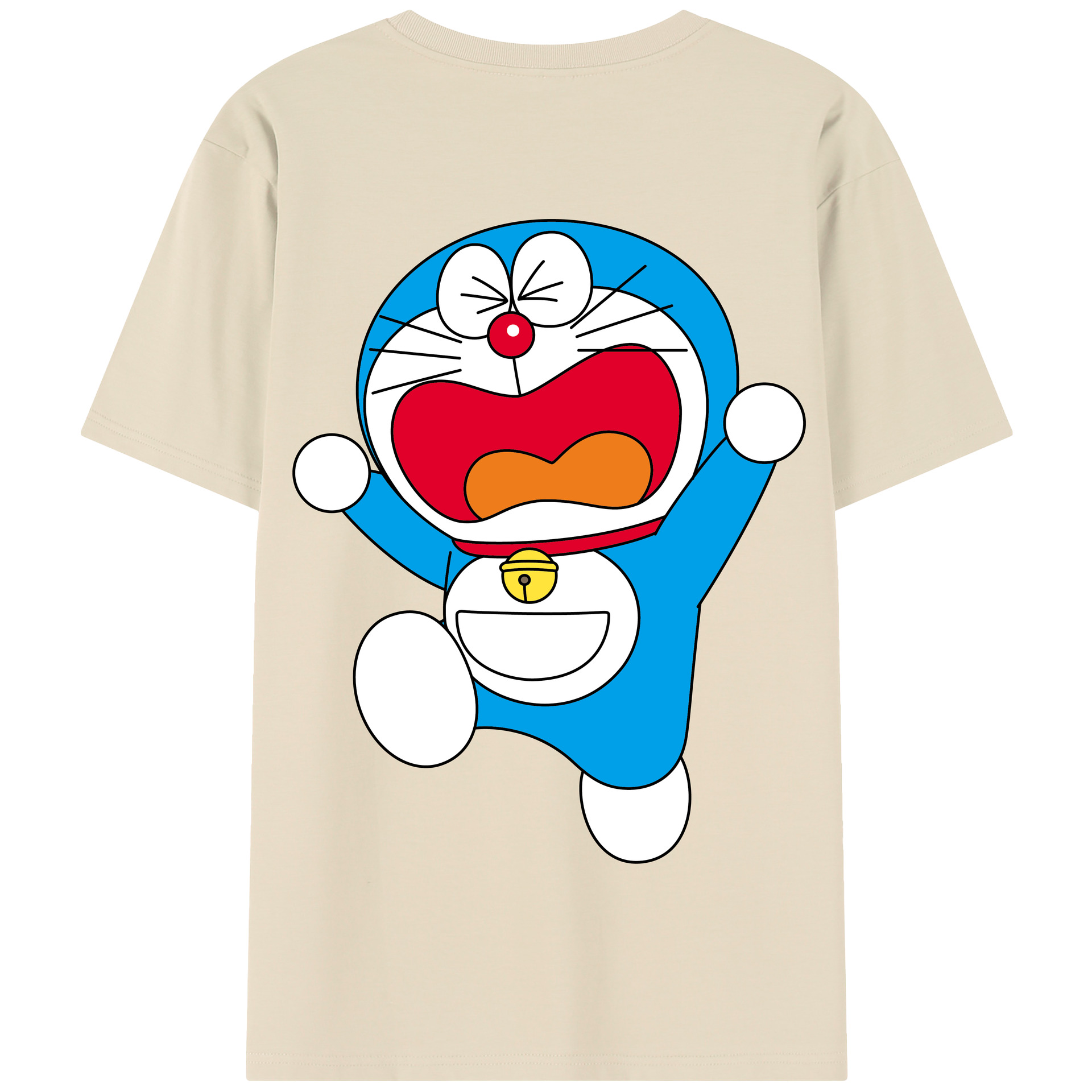 （画像用） ドラえもん Doraemon 綿100％半袖Tシャツ（背面プリント）