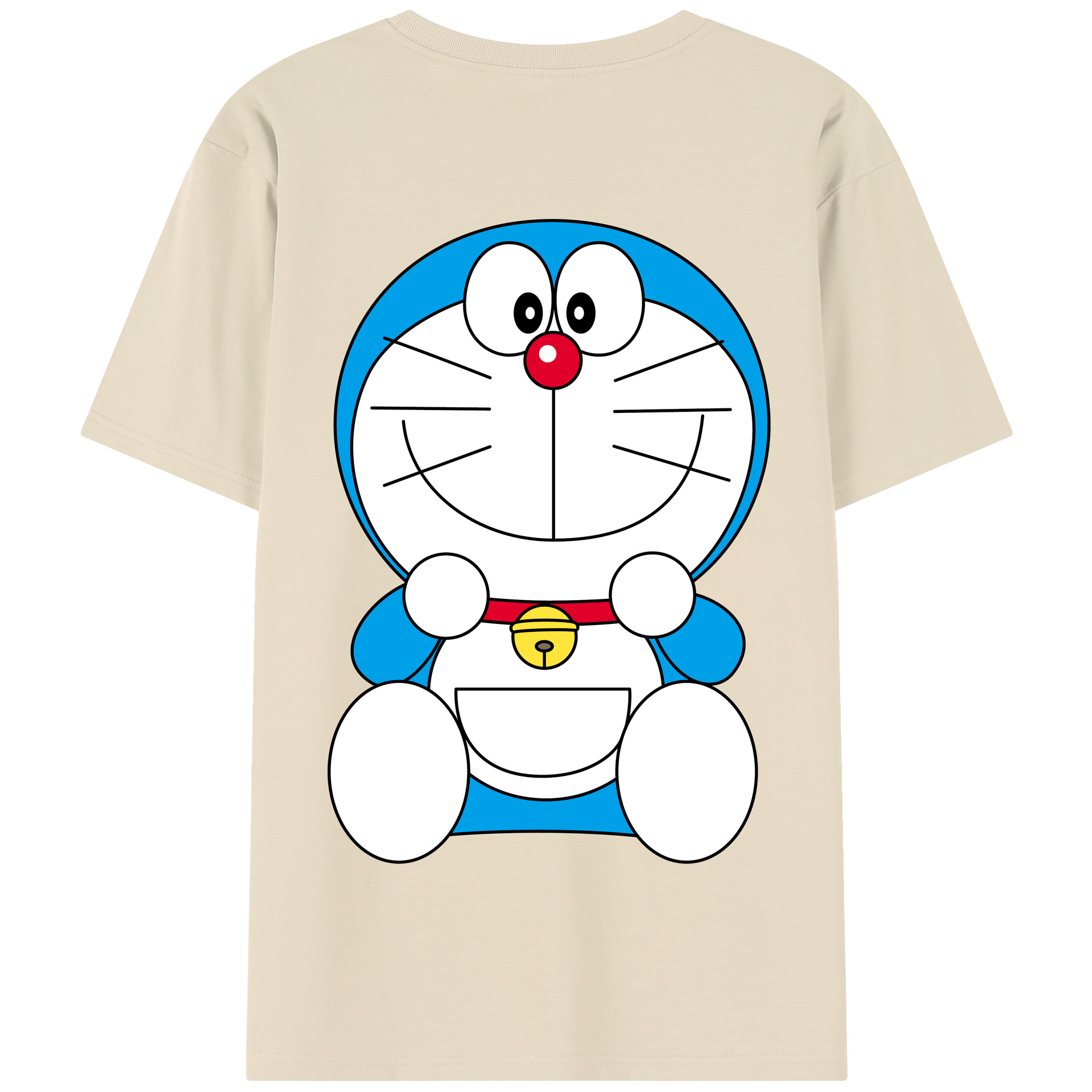 （画像用） ドラえもん Doraemon 綿100％半袖Tシャツ（背面プリント）