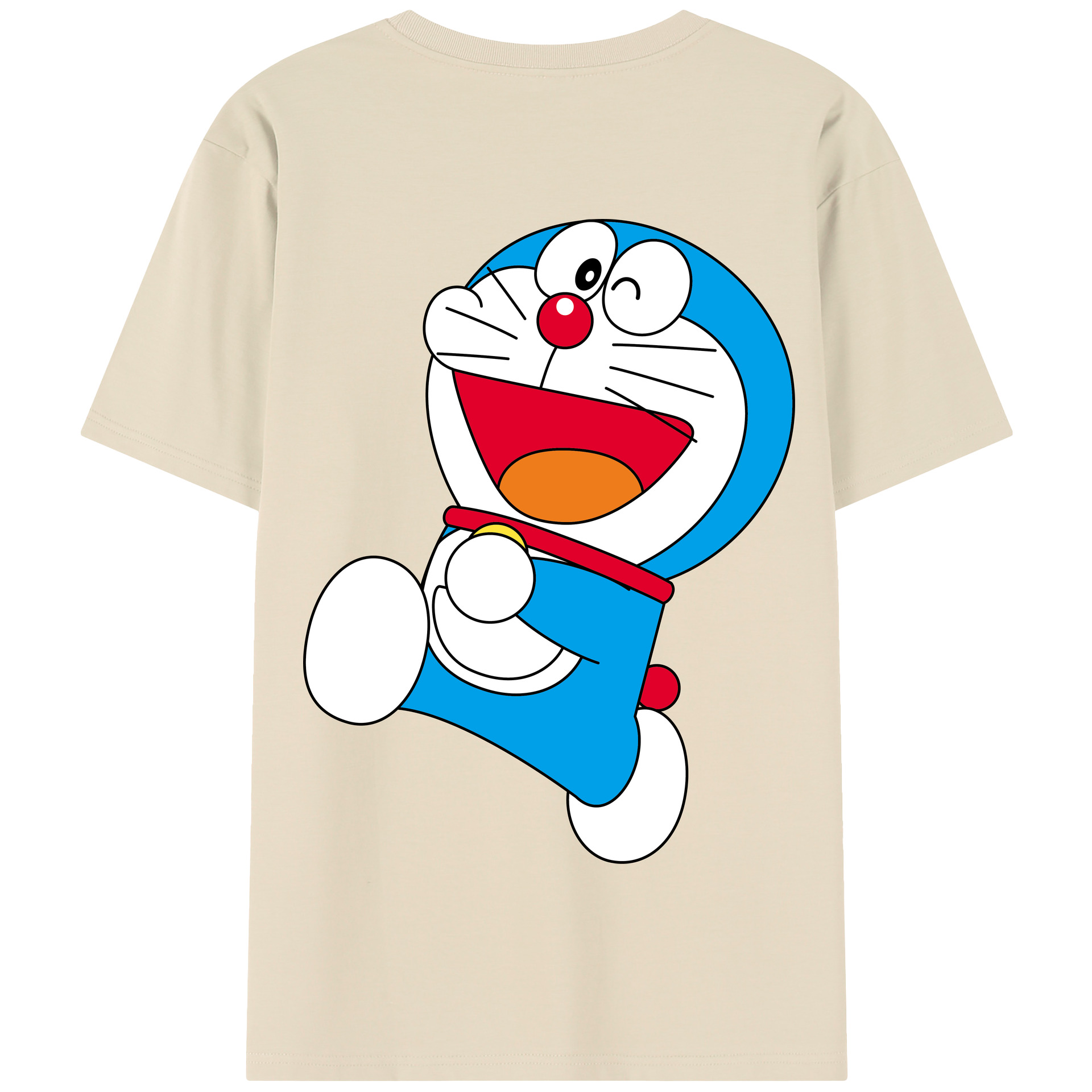 （画像用） ドラえもん Doraemon 綿100％半袖Tシャツ（背面プリント）