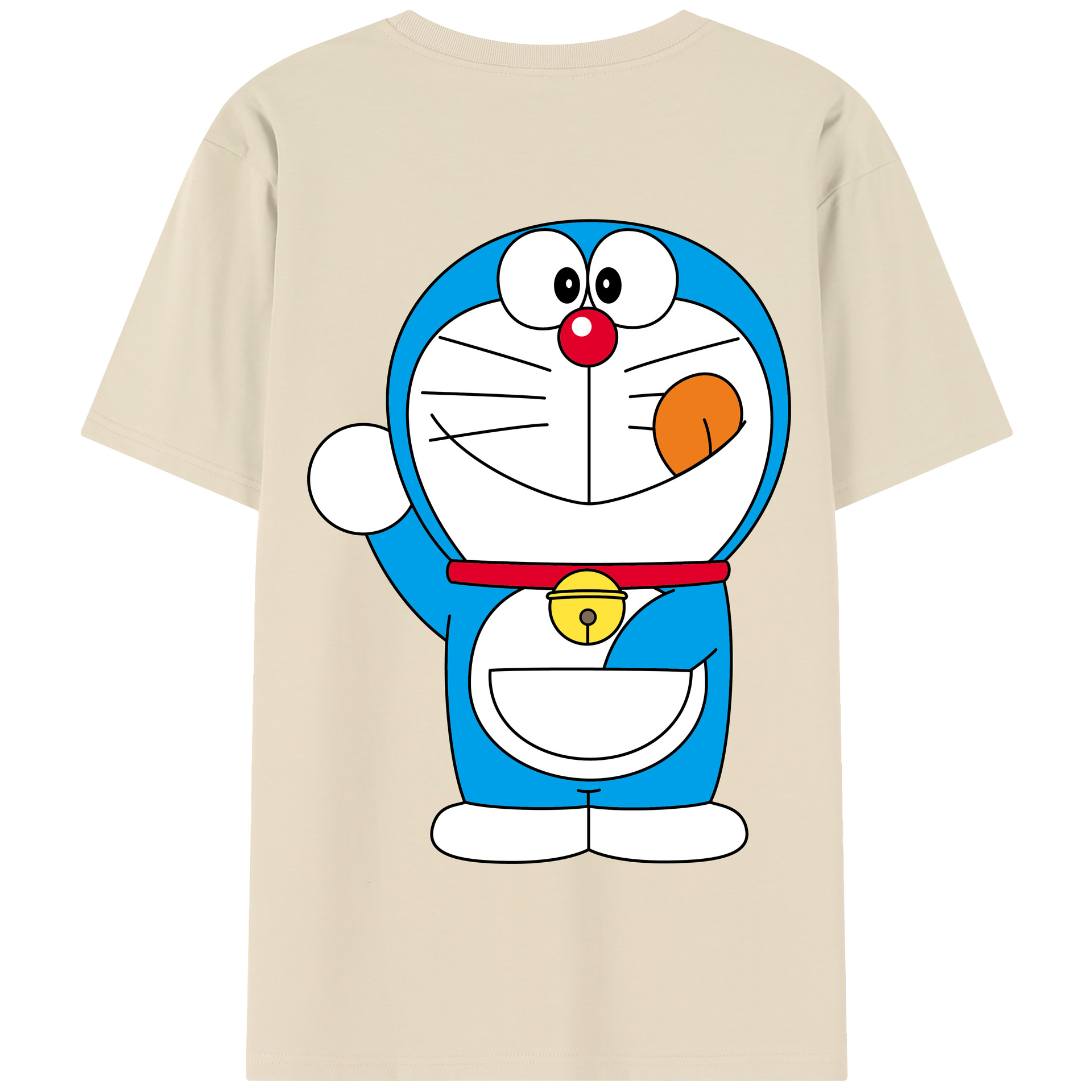（画像用） ドラえもん Doraemon 綿100％半袖Tシャツ（背面プリント）