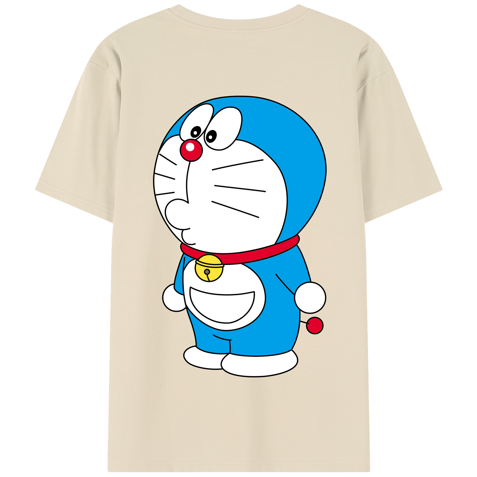 （画像用） ドラえもん Doraemon 綿100％半袖Tシャツ（背面プリント）