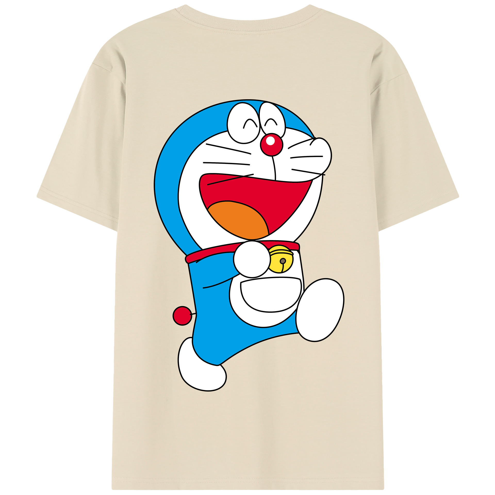 （画像用） ドラえもん Doraemon 綿100％半袖Tシャツ（背面プリント）