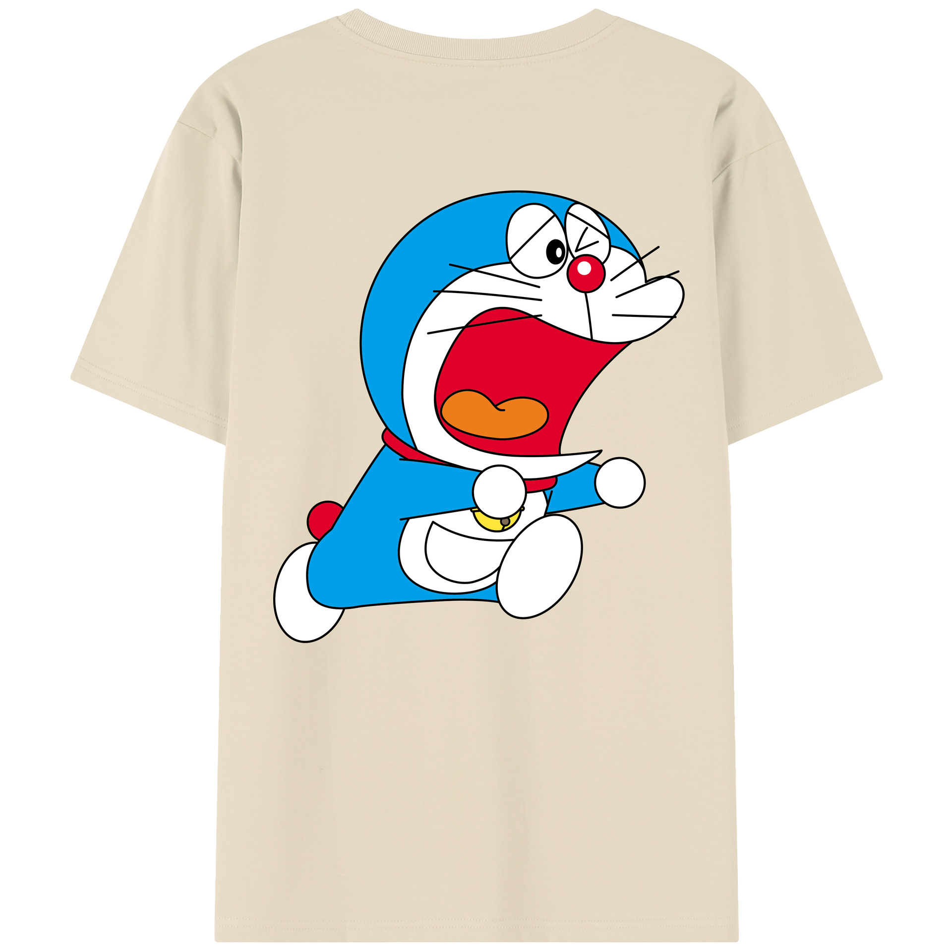（画像用） ドラえもん Doraemon 綿100％半袖Tシャツ（背面プリント）