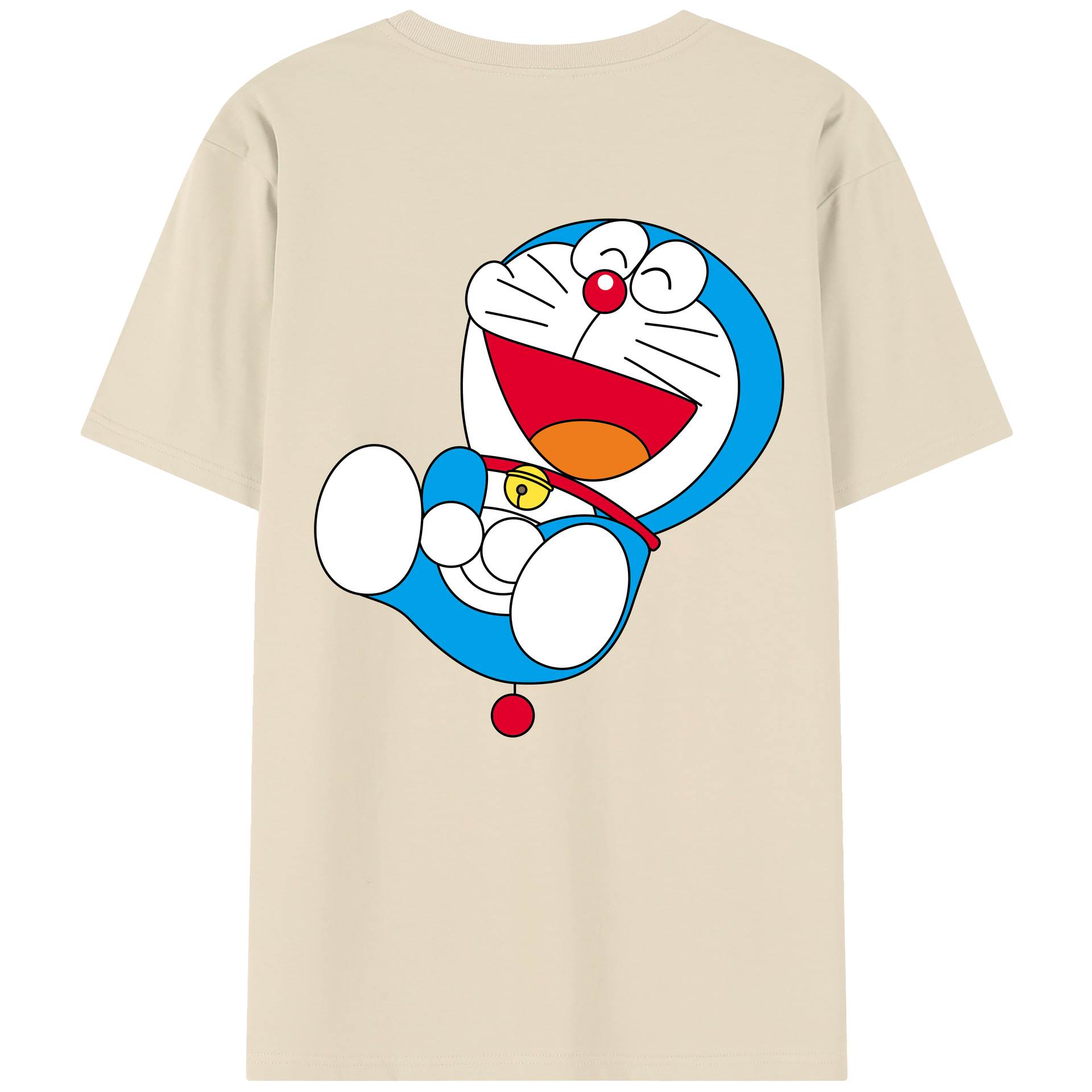 （画像用） ドラえもん Doraemon 綿100％半袖Tシャツ（背面プリント）