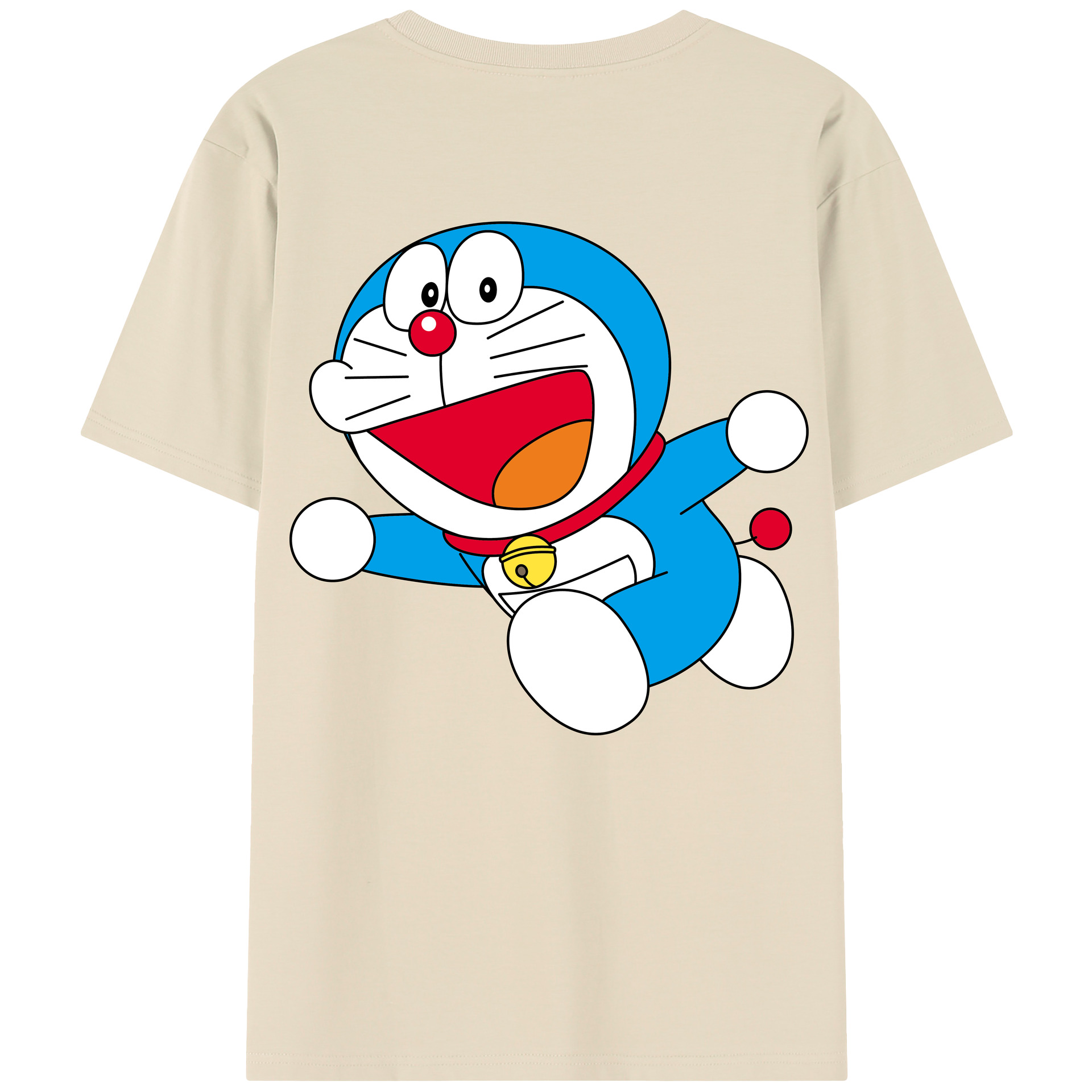 （画像用） ドラえもん Doraemon 綿100％半袖Tシャツ（背面プリント）