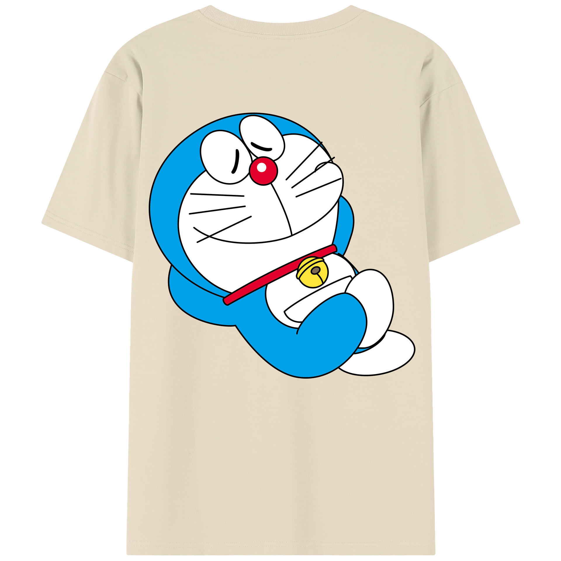 （画像用） ドラえもん Doraemon 綿100％半袖Tシャツ（背面プリント）