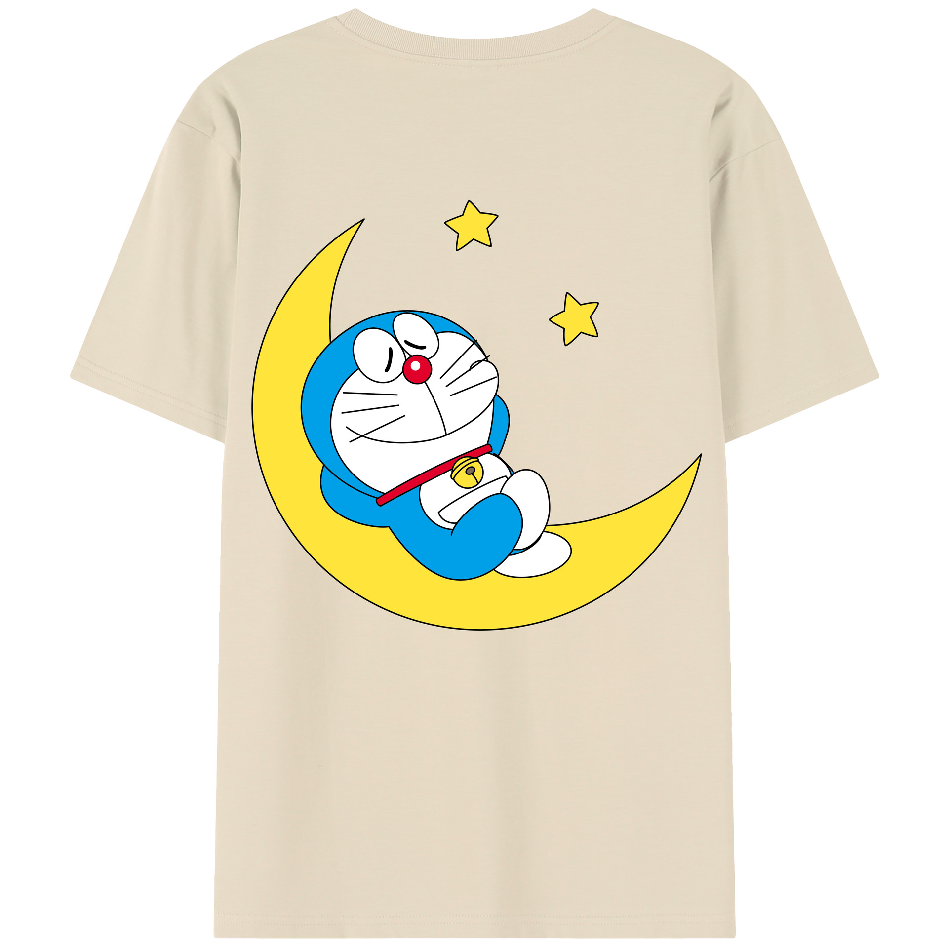 （画像用） ドラえもん Doraemon 綿100％半袖Tシャツ（背面プリント）