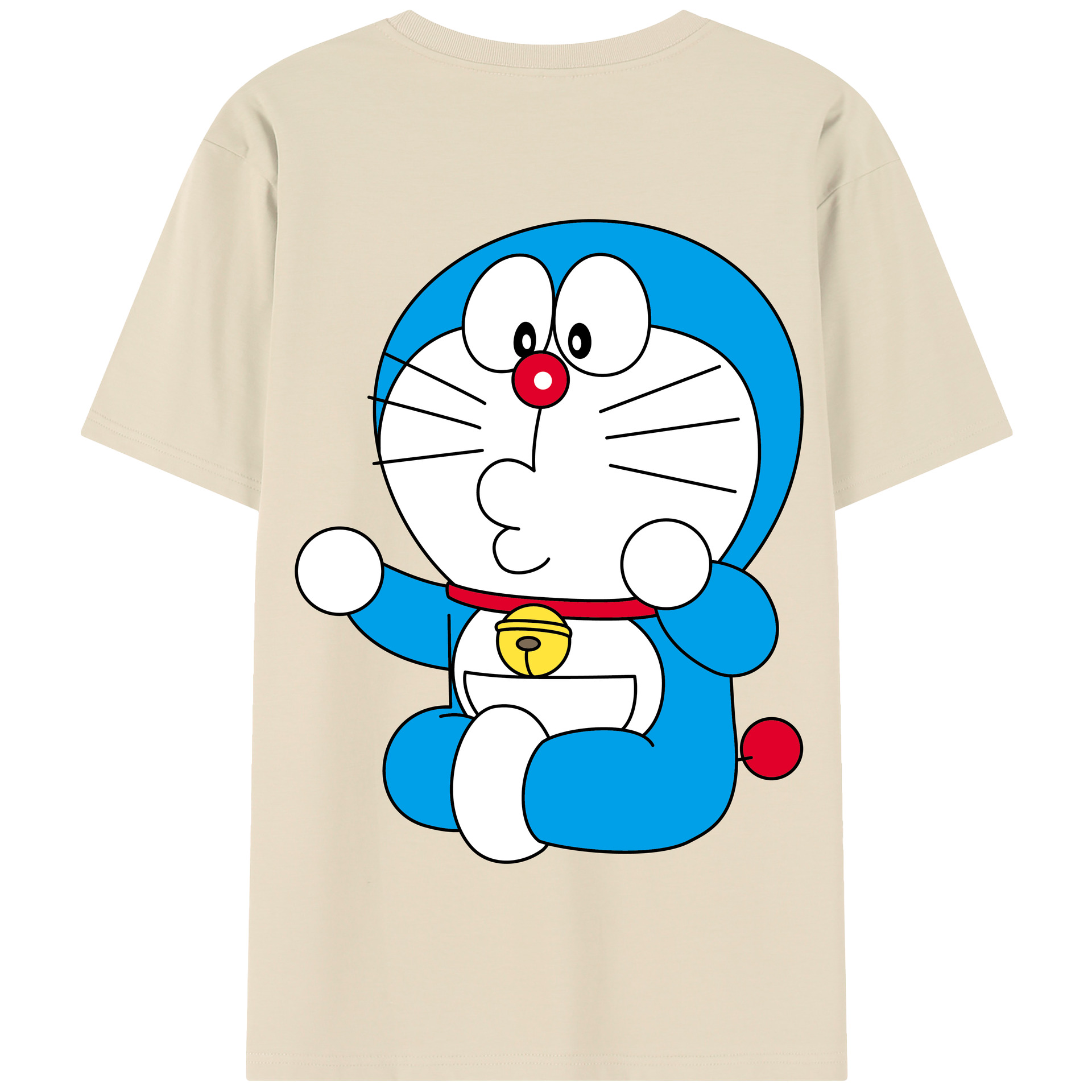 （画像用） ドラえもん Doraemon 綿100％半袖Tシャツ（背面プリント）