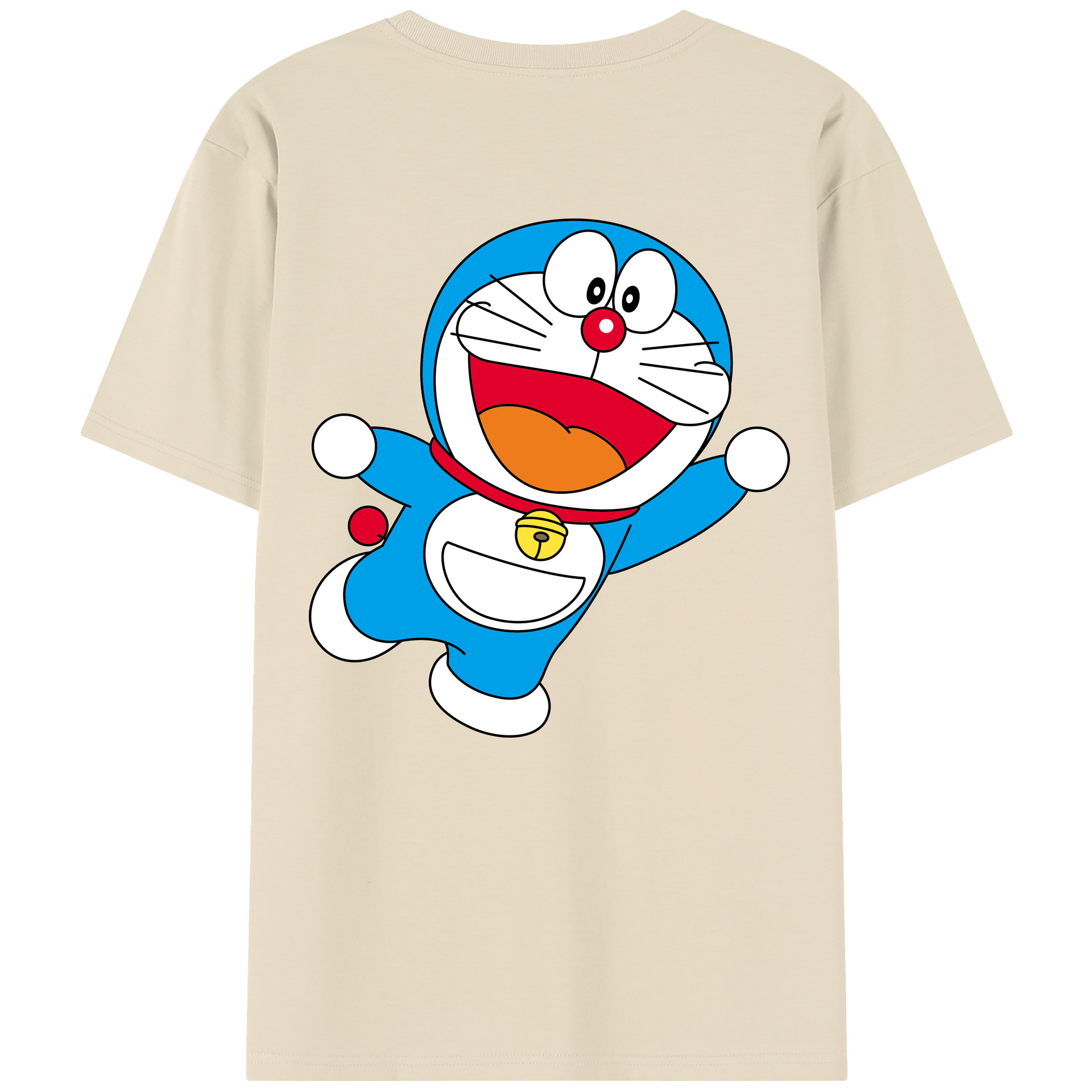 （画像用） ドラえもん Doraemon 綿100％半袖Tシャツ（背面プリント）