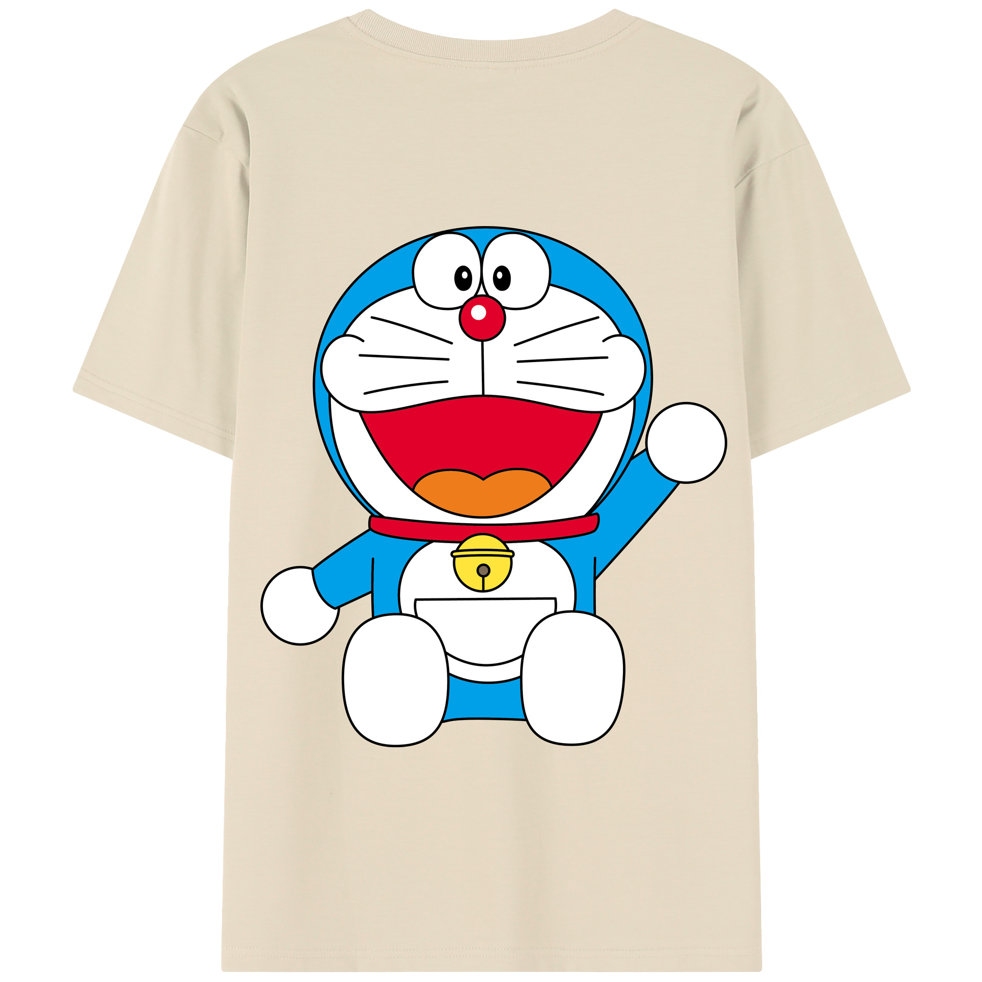 （画像用） ドラえもん Doraemon 綿100％半袖Tシャツ（背面プリント）