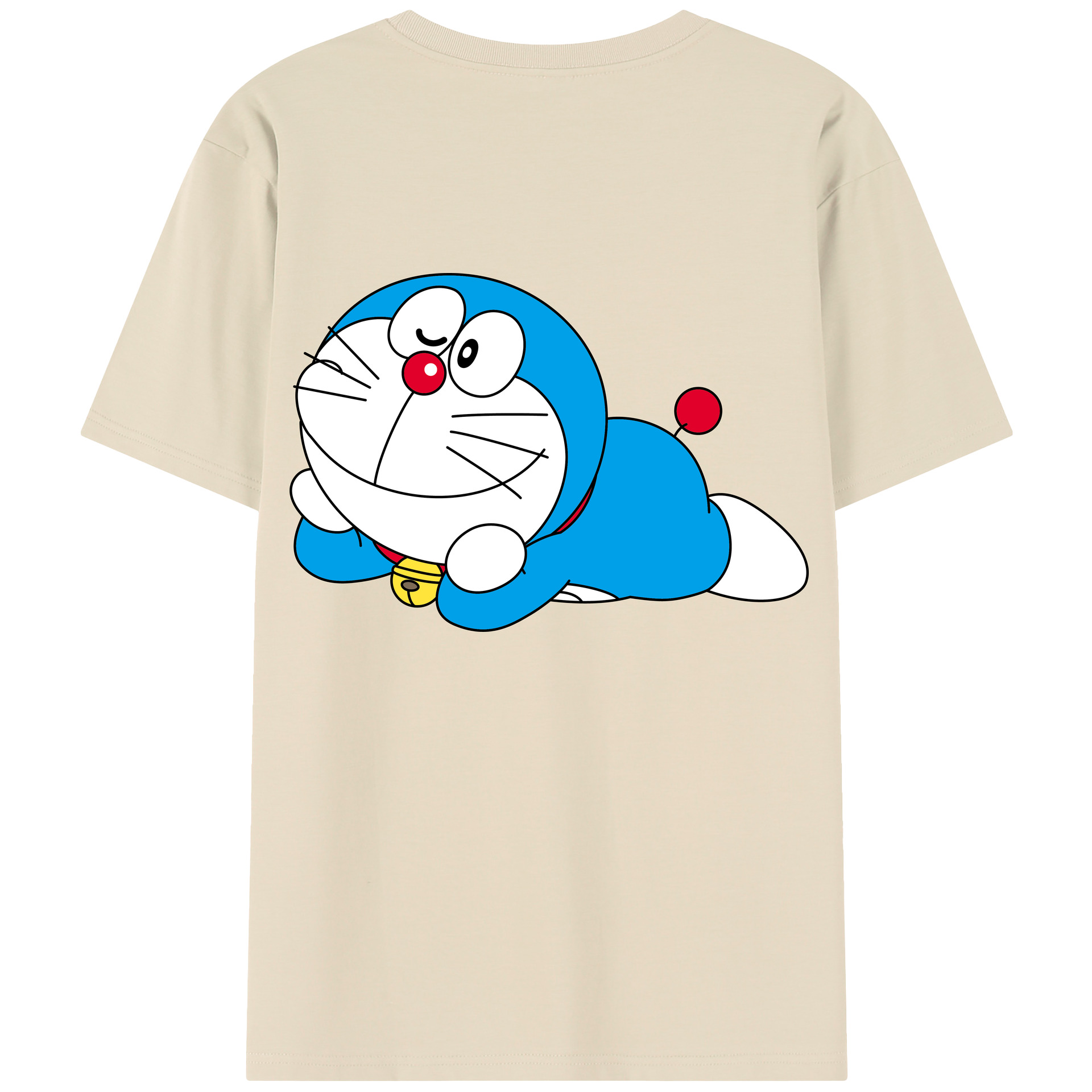 （画像用） ドラえもん Doraemon 綿100％半袖Tシャツ（背面プリント）