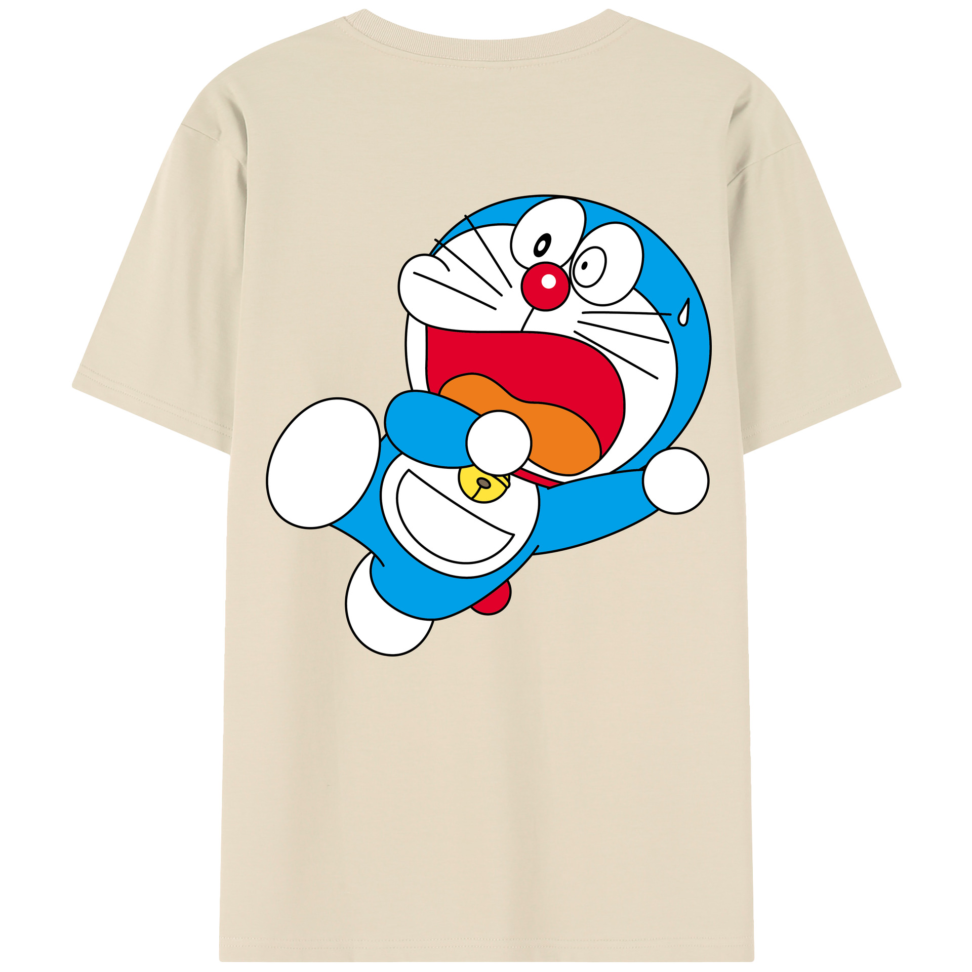 （画像用） ドラえもん Doraemon 綿100％半袖Tシャツ（背面プリント）