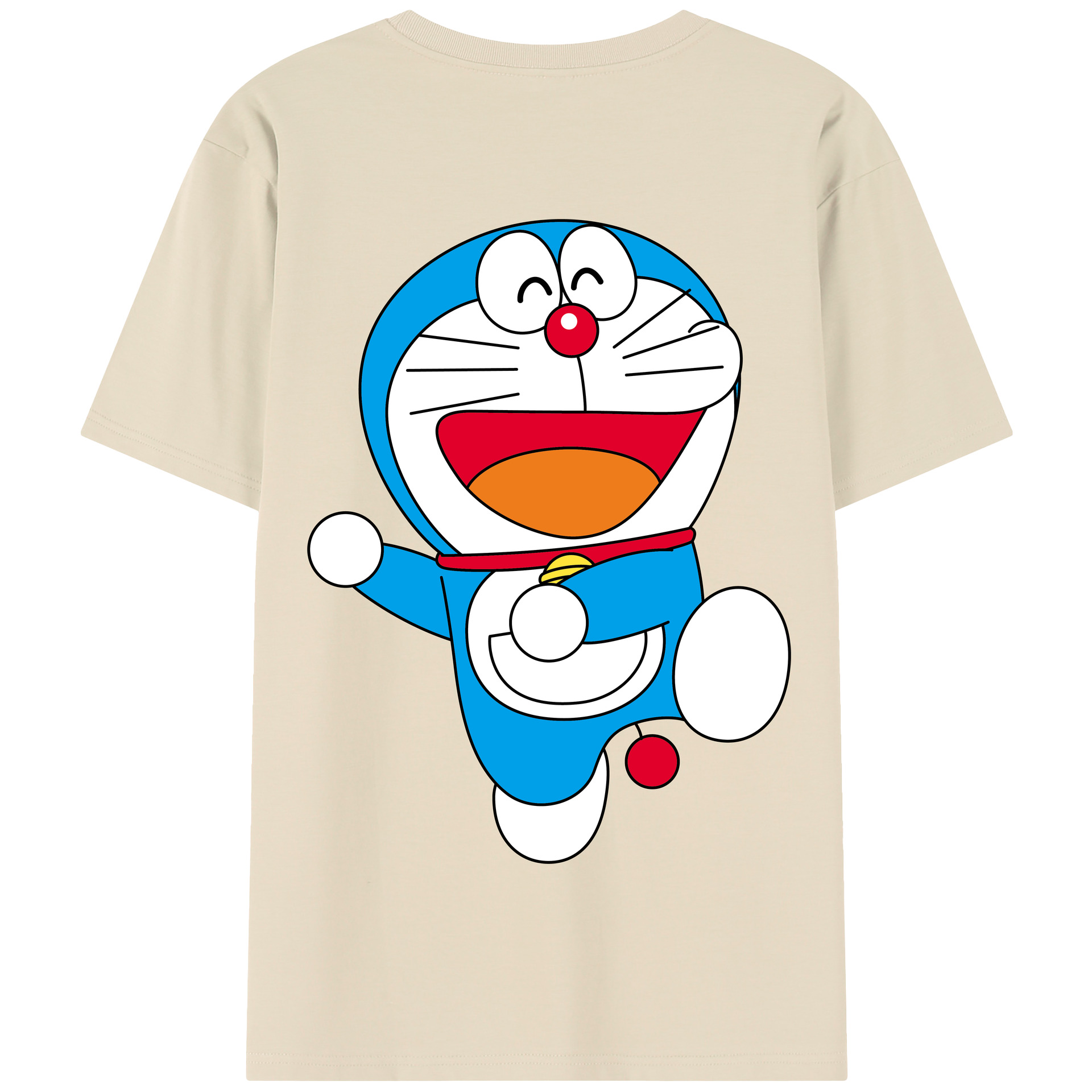 （画像用） ドラえもん Doraemon 綿100％半袖Tシャツ（背面プリント）