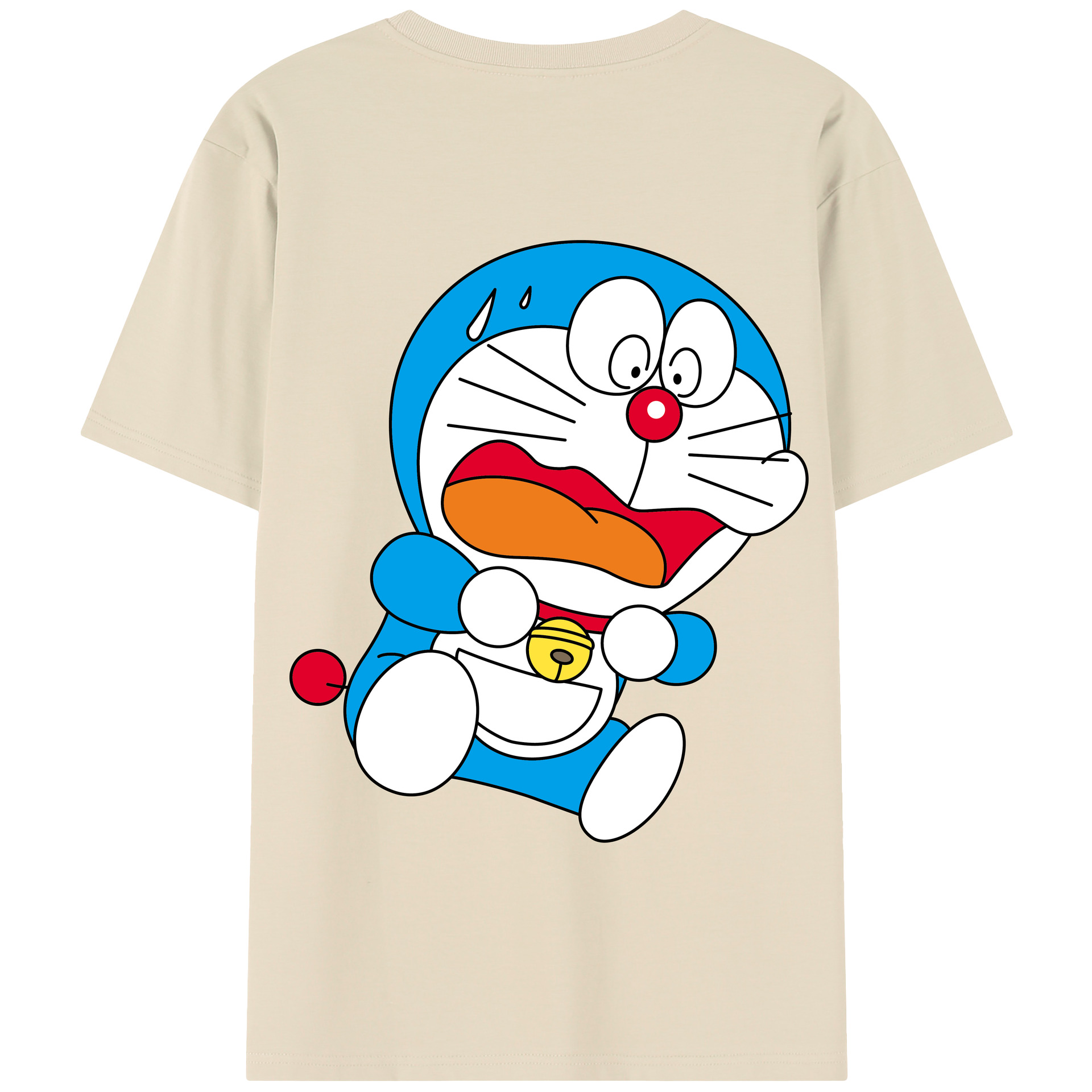 （画像用） ドラえもん Doraemon 綿100％半袖Tシャツ（背面プリント）