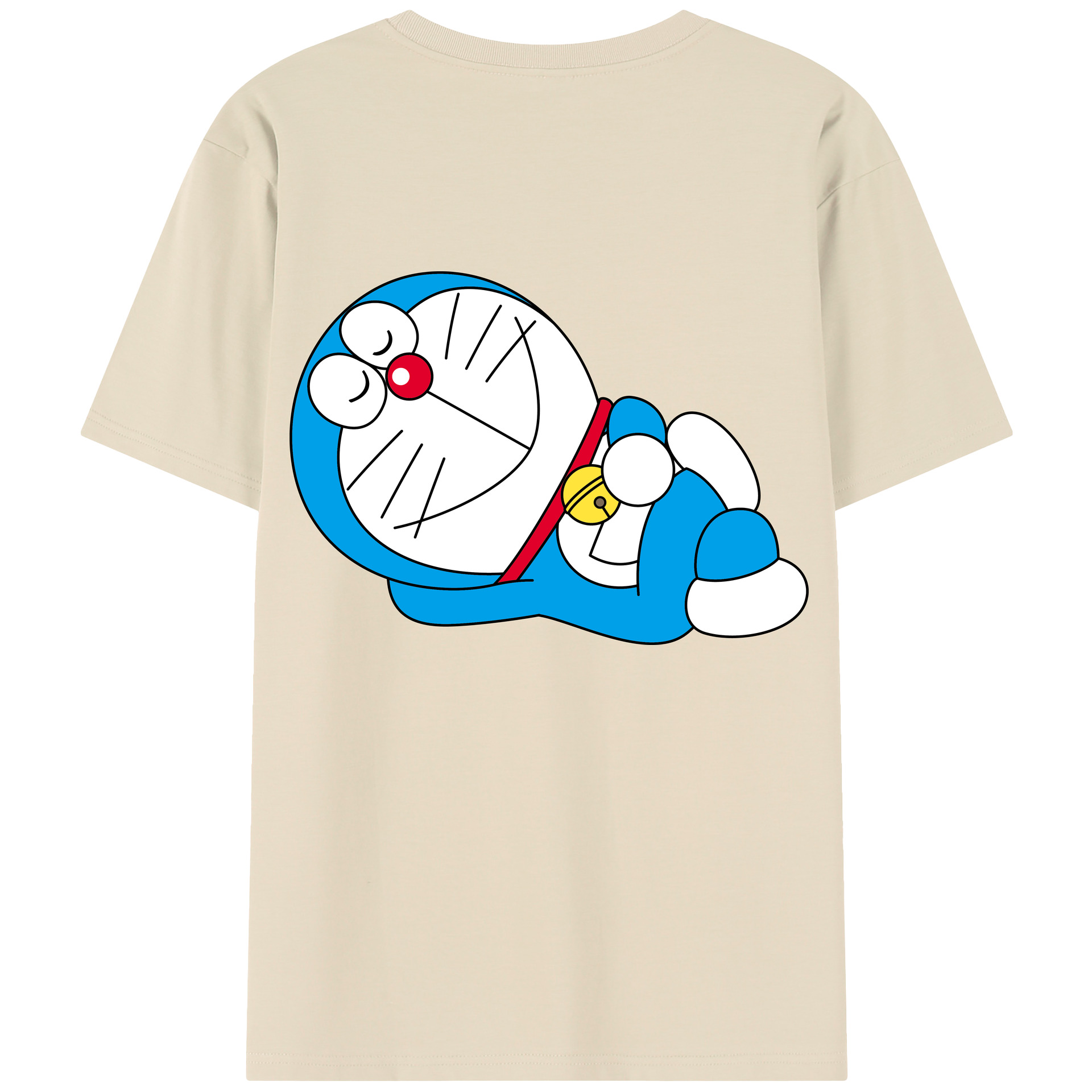 （画像用） ドラえもん Doraemon 綿100％半袖Tシャツ（背面プリント）