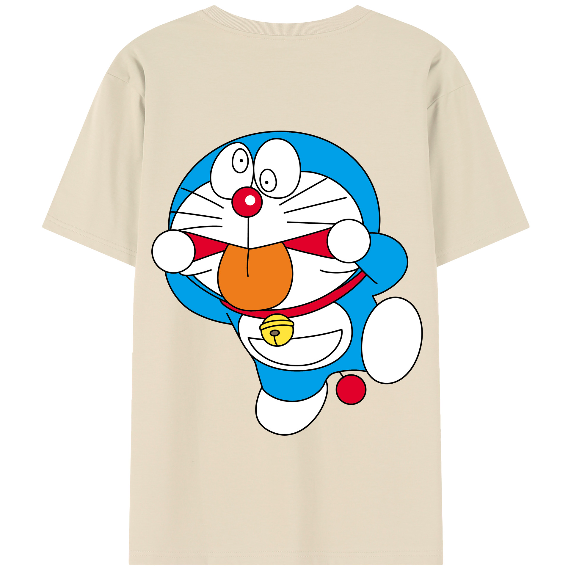 （画像用） ドラえもん Doraemon 綿100％半袖Tシャツ（背面プリント）