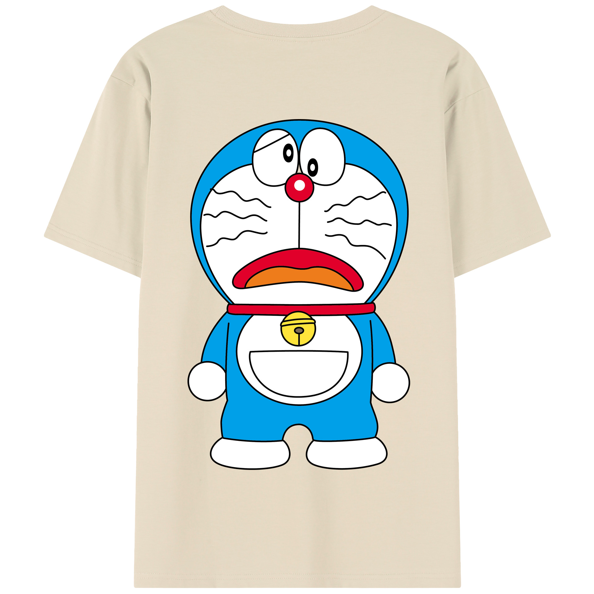 （画像用） ドラえもん Doraemon 綿100％半袖Tシャツ（背面プリント）