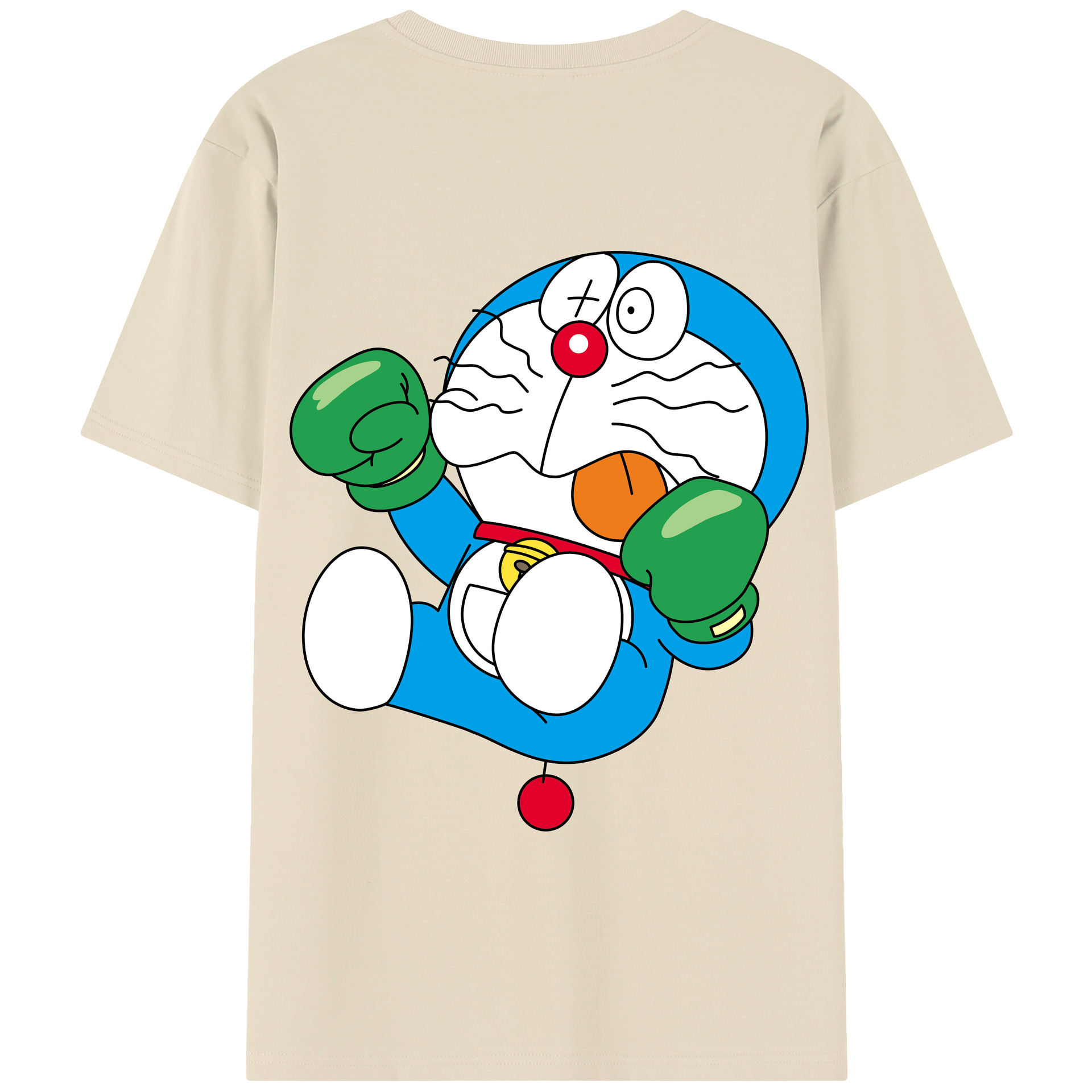（画像用） ドラえもん Doraemon 綿100％半袖Tシャツ（背面プリント）