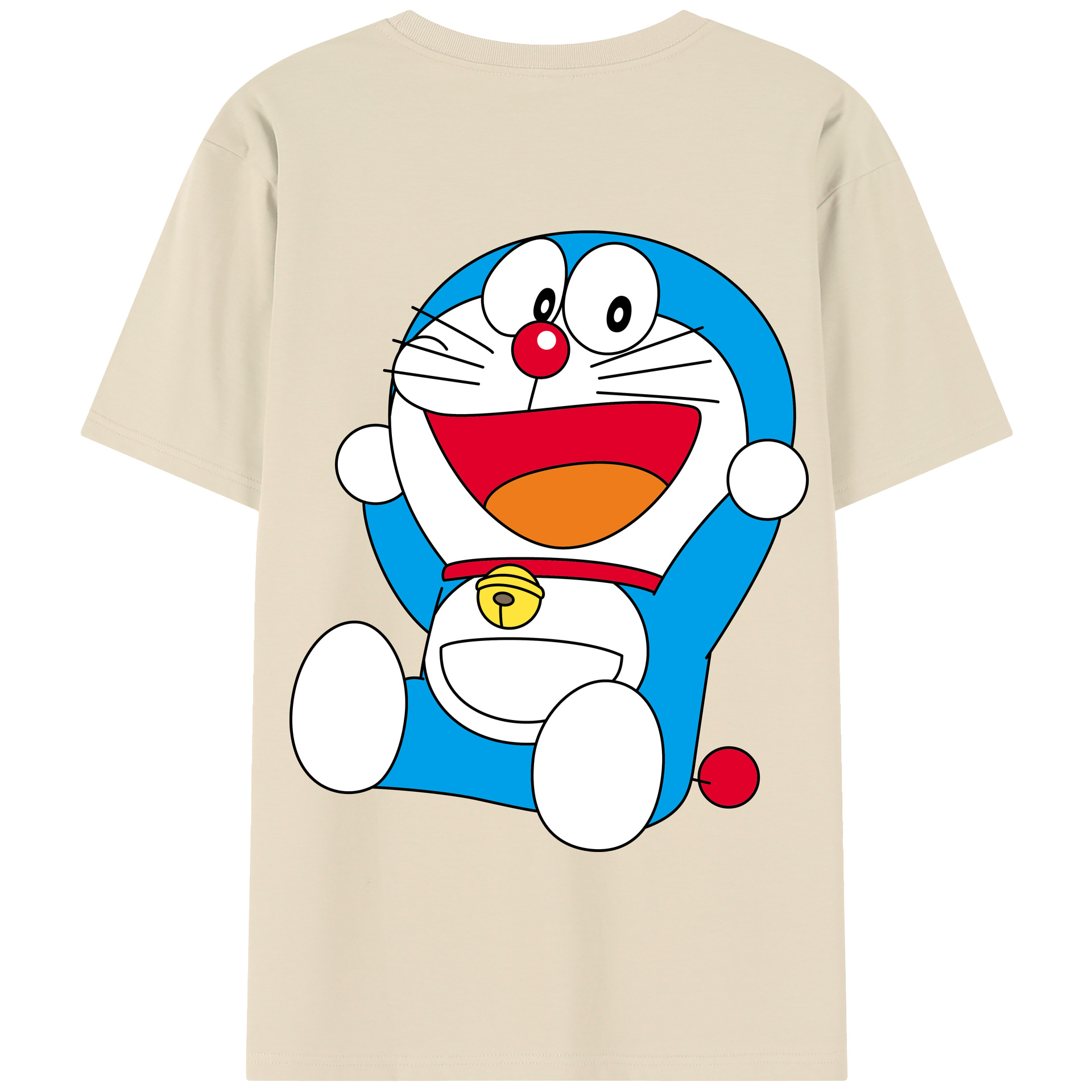 （画像用） ドラえもん Doraemon 綿100％半袖Tシャツ（背面プリント）