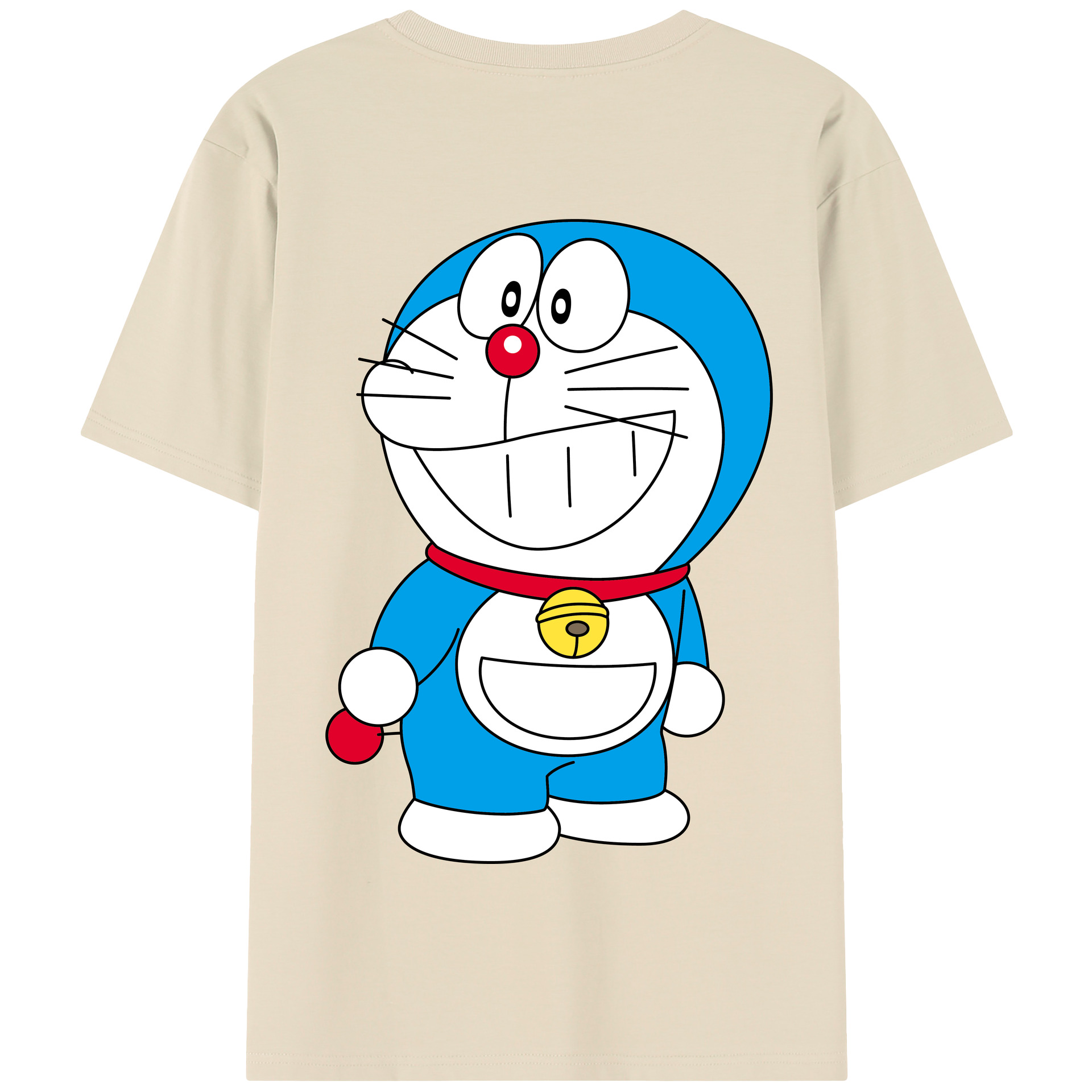 （画像用） ドラえもん Doraemon 綿100％半袖Tシャツ（背面プリント）