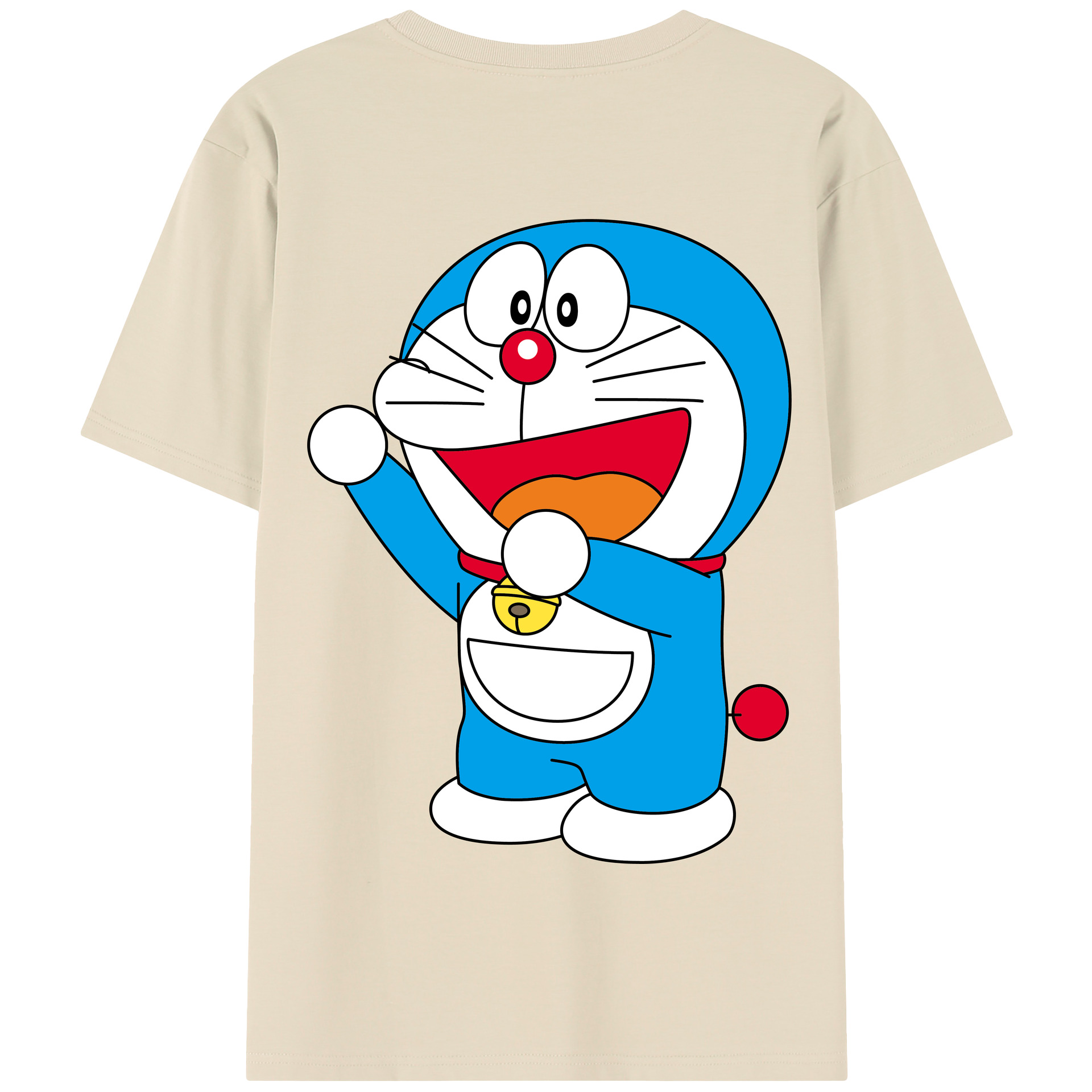 （画像用） ドラえもん Doraemon 綿100％半袖Tシャツ（背面プリント）