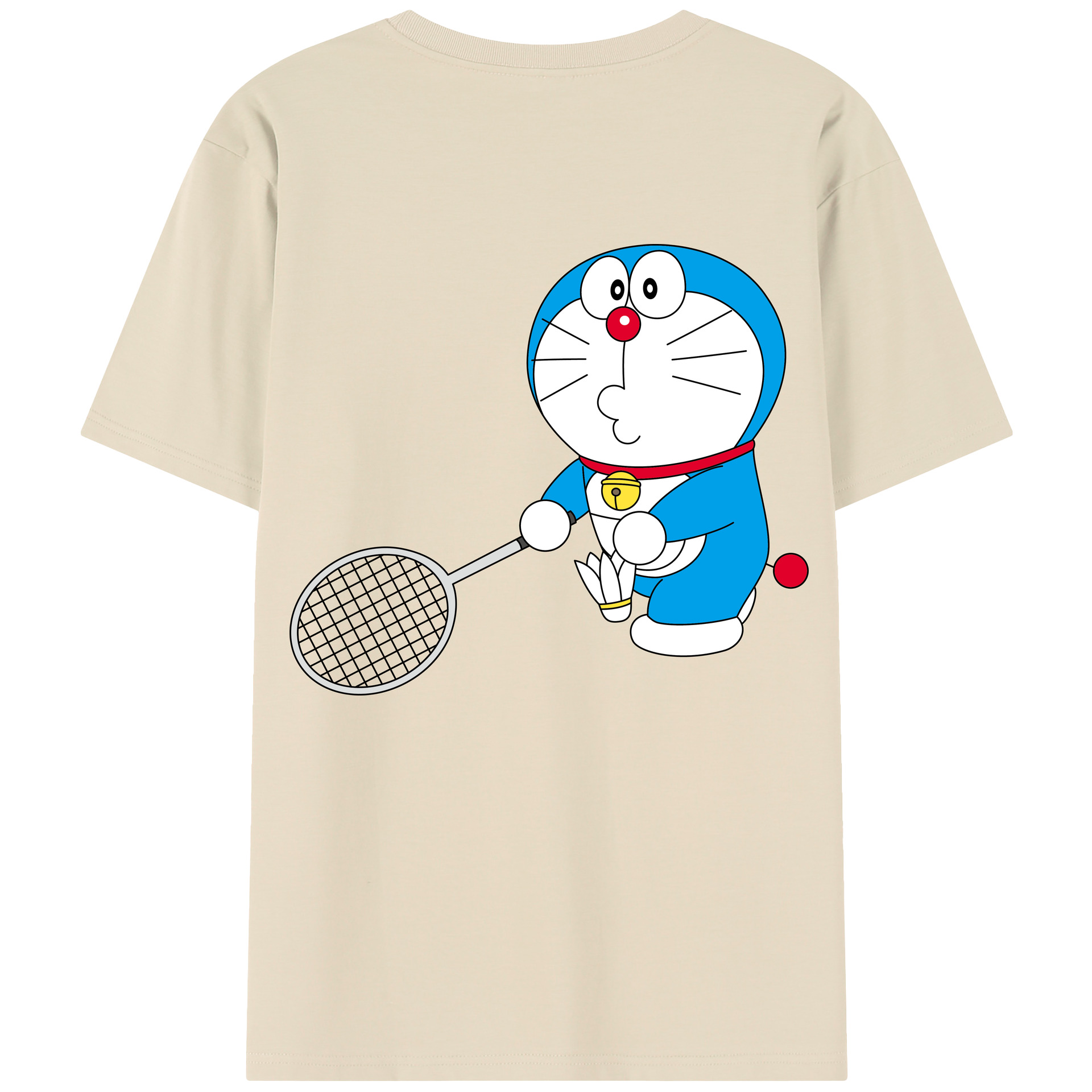 （画像用） ドラえもん Doraemon 綿100％半袖Tシャツ（背面プリント）