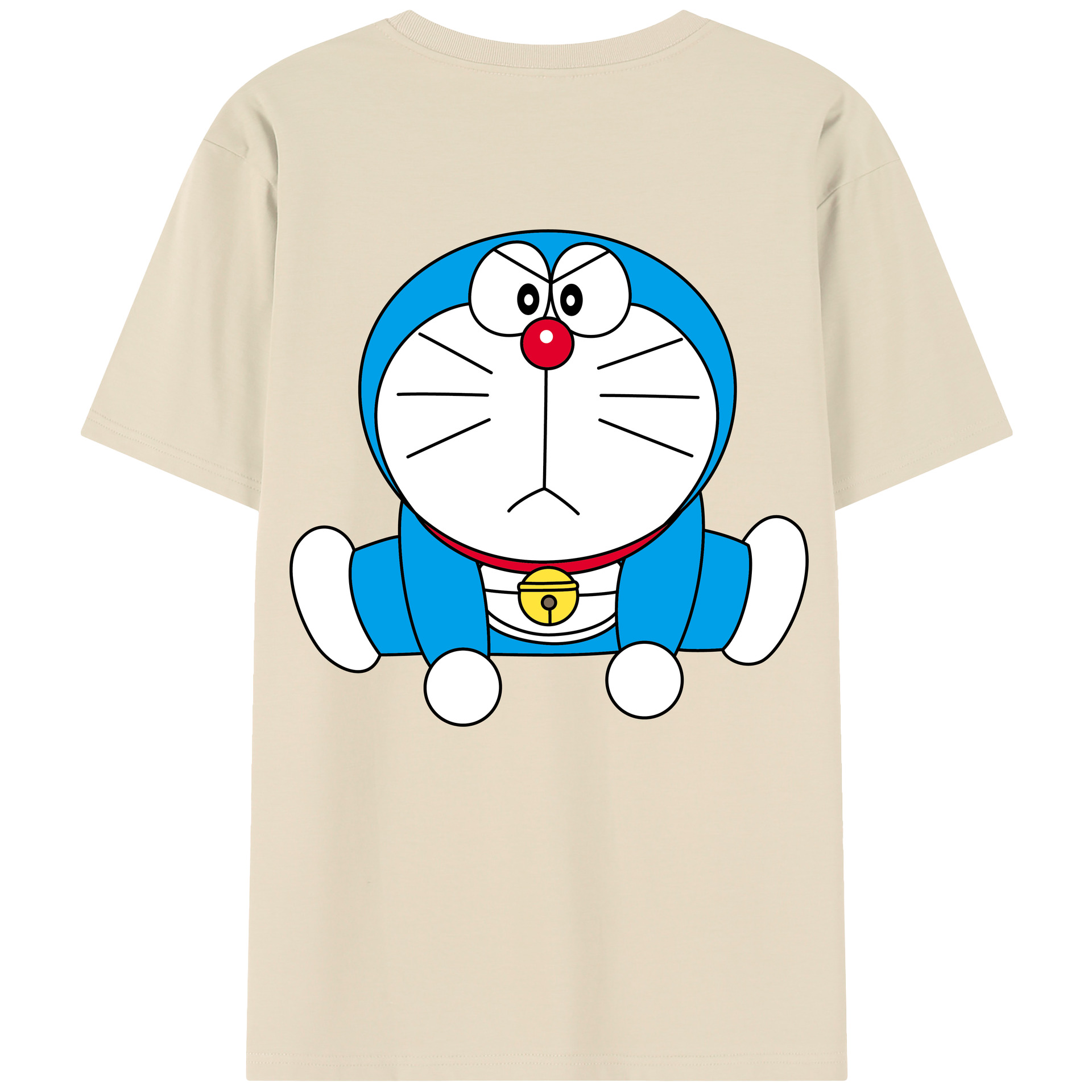 （画像用） ドラえもん Doraemon 綿100％半袖Tシャツ（背面プリント）
