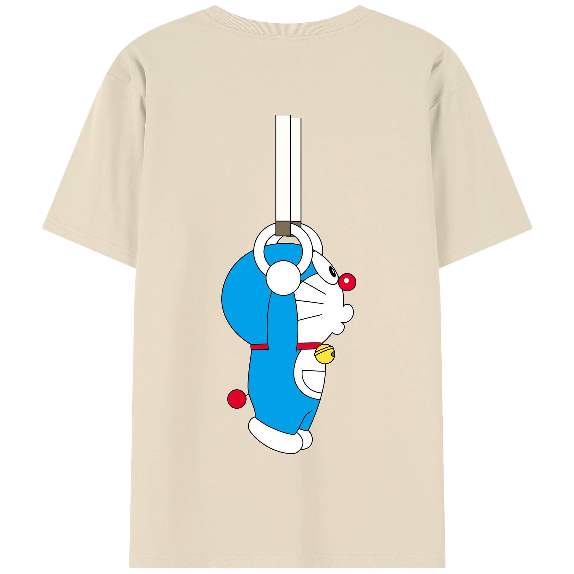 （画像用） ドラえもん Doraemon 綿100％半袖Tシャツ（背面プリント）
