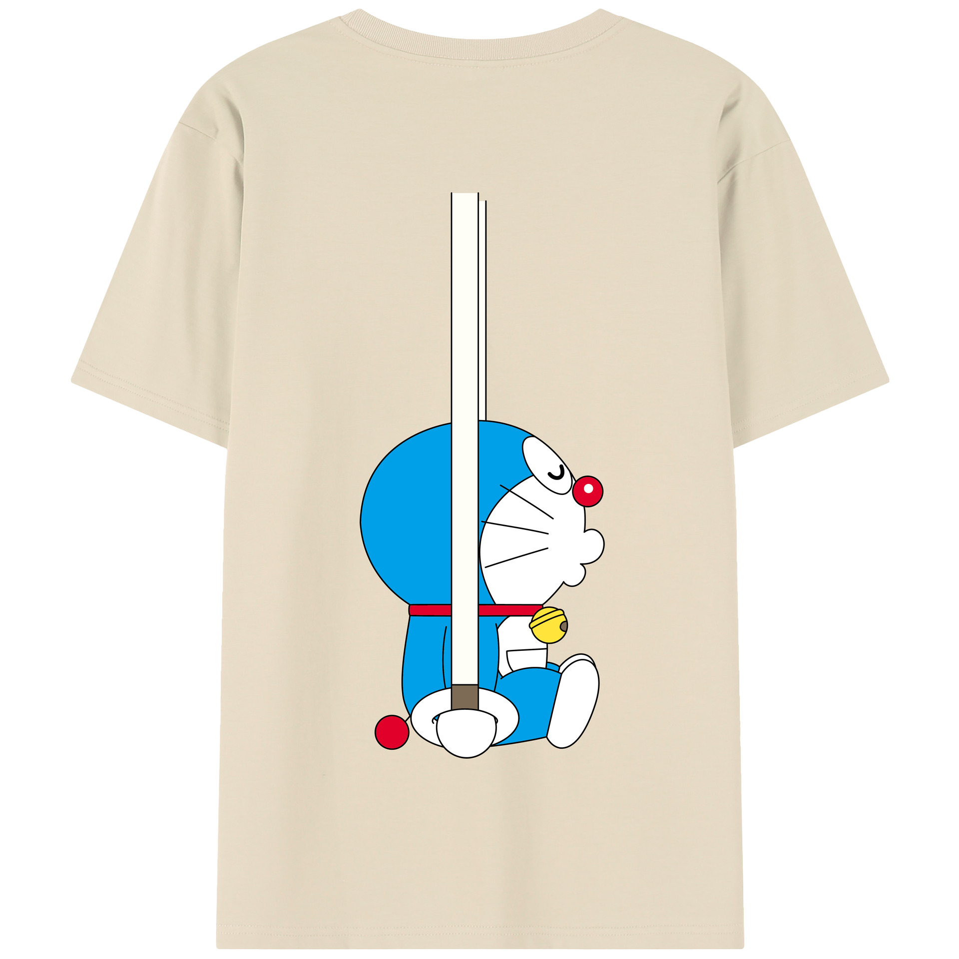 （画像用） ドラえもん Doraemon 綿100％半袖Tシャツ（背面プリント）