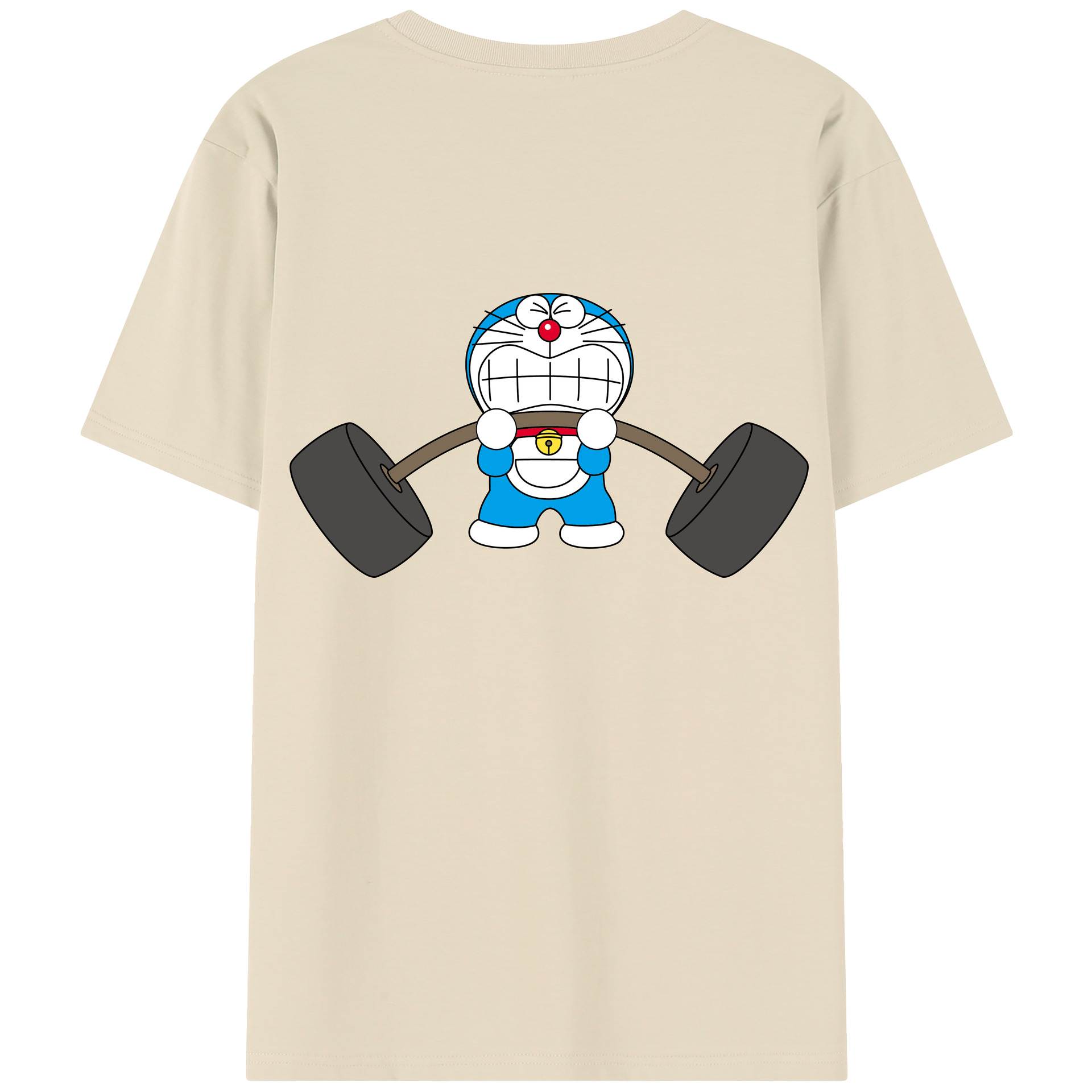 （画像用） ドラえもん Doraemon 綿100％半袖Tシャツ（背面プリント）
