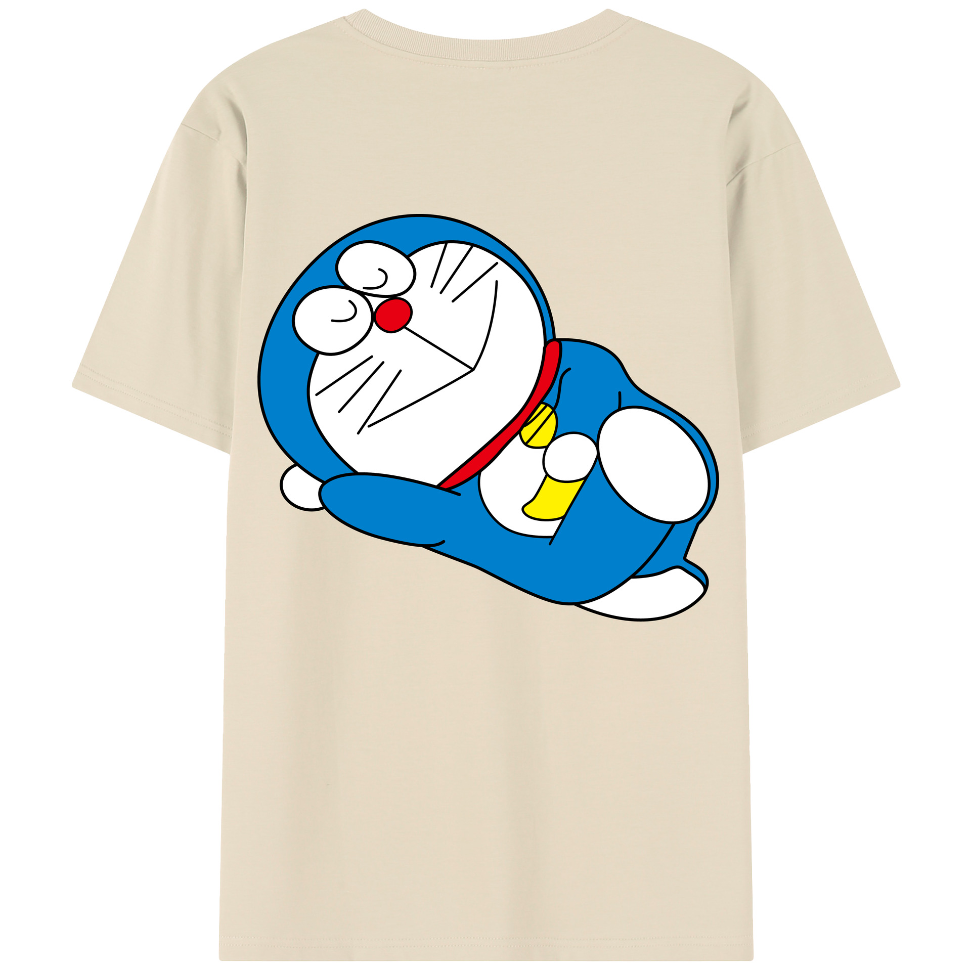 （画像用） ドラえもん Doraemon 綿100％半袖Tシャツ（背面プリント）